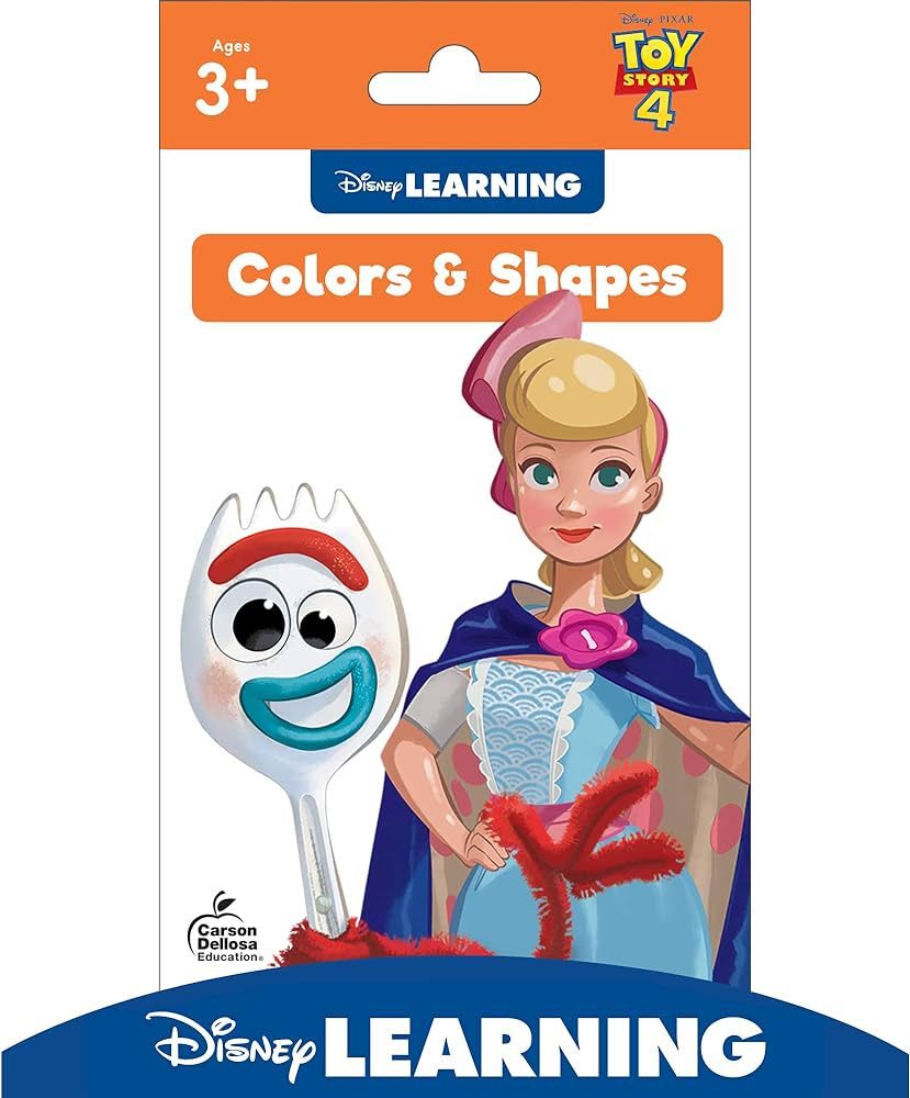 Disney Learning Toy Story 4 BIG Colors and Shapes Flash Cards for Toddlers 2-4 Years, Shapes Flas... | Amazon (US)