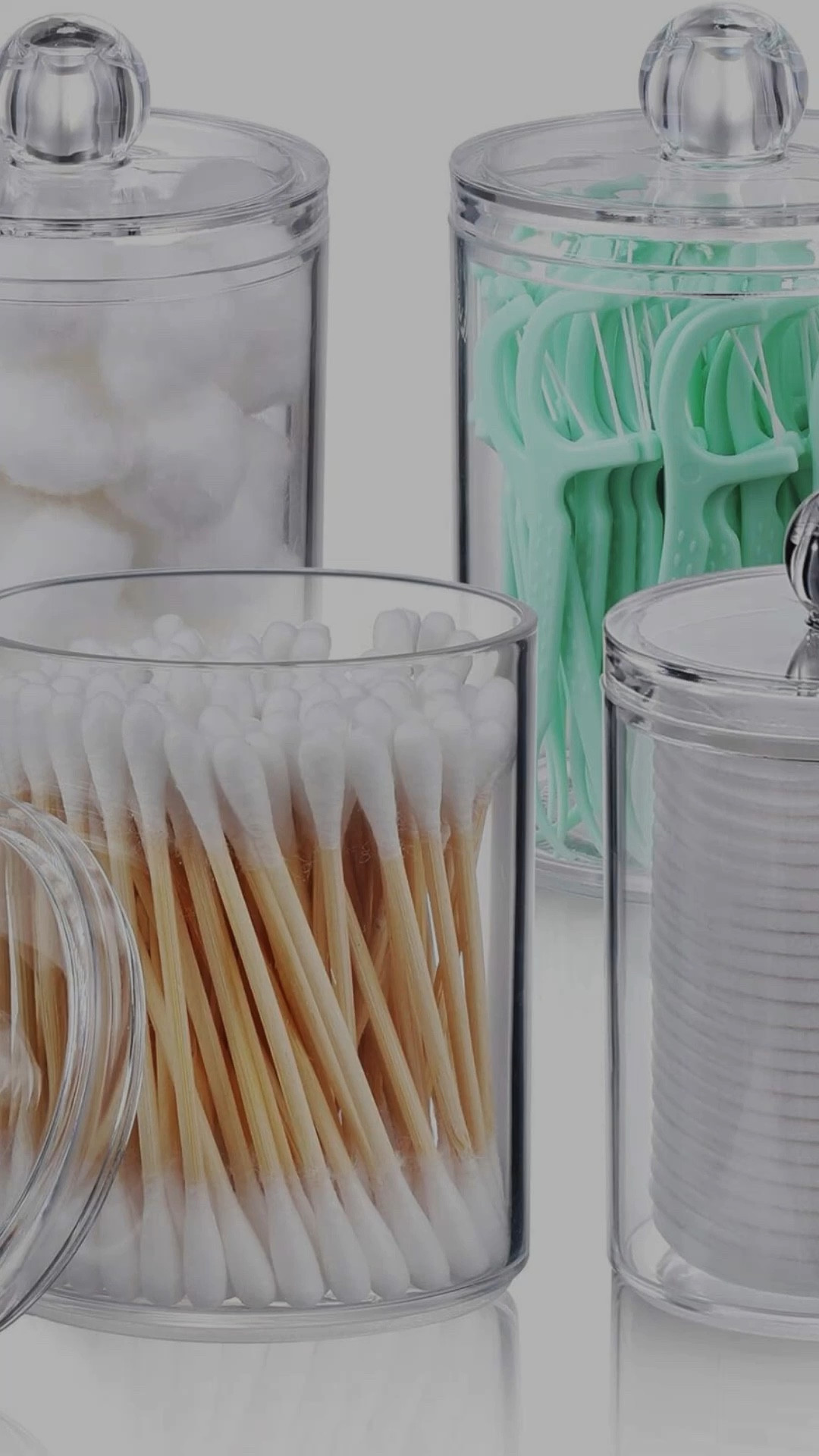 Amazon Review✨

4 pack apothecary jar sets are perfect for organization and function in your bathroom. Plastic, sturdy, space saving and clean appearance. Highly recommend.

#amazonreview #amazon #organization 

#LTKVideo #LTKHome #LTKFindsUnder50