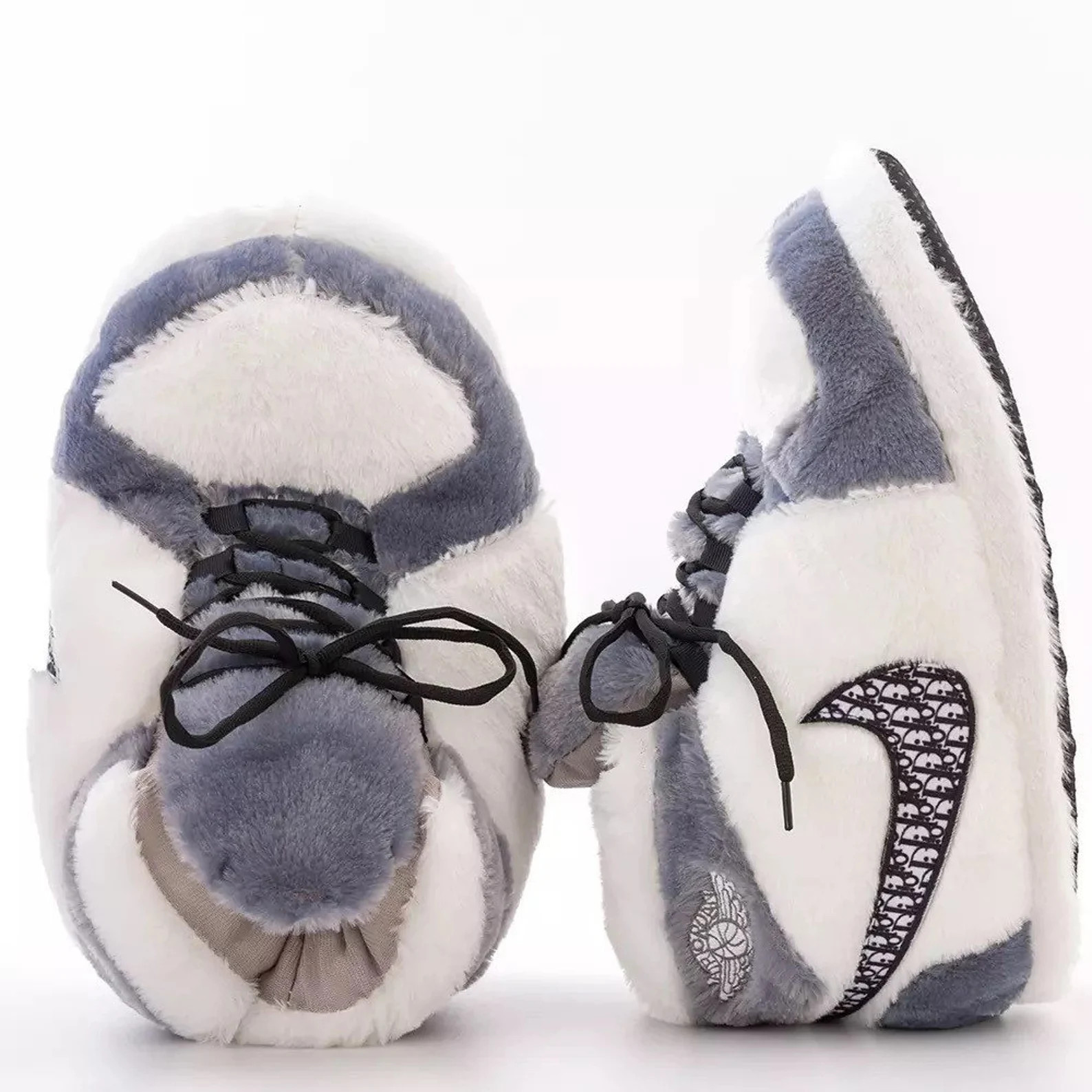 Plush Slipper Sneaker  Unisex One Size Indoor Warm Home Plush | Etsy | Etsy (US)