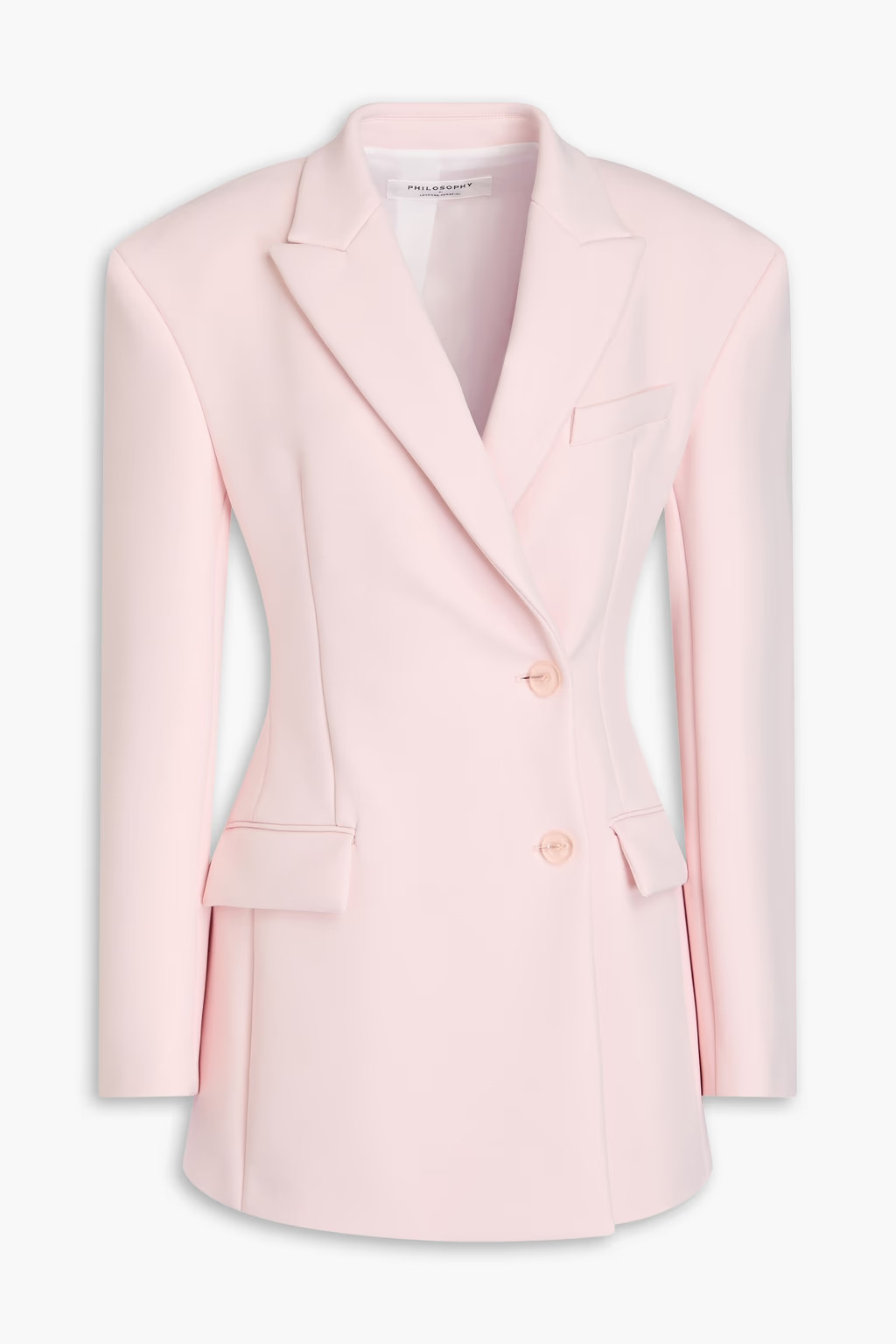 Double-breasted ponte blazer | The Outnet (UK and Europe)
