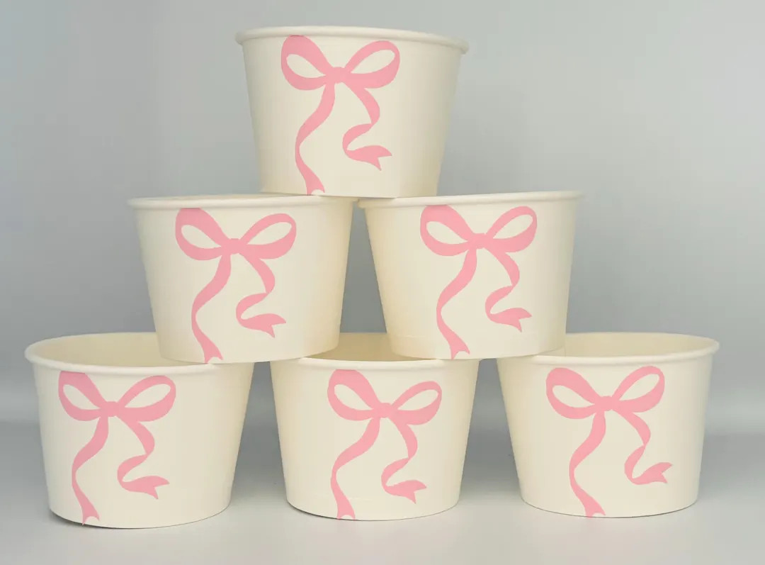 Bow Party, Pink Bow Birthday, Bow Baby Shower, Bow Party Supplies, Girls Just Want to Be One, Coq... | Etsy (US)