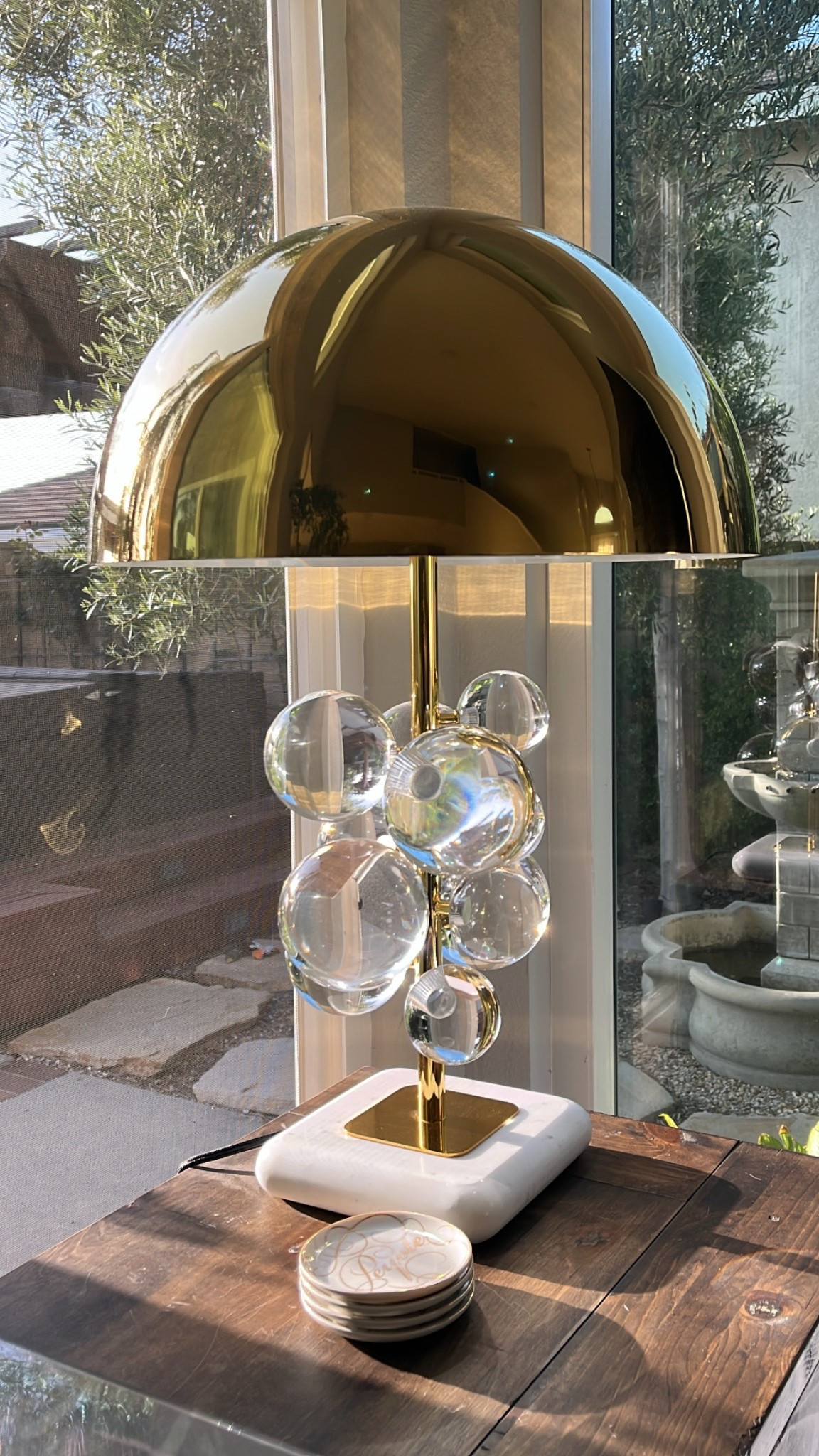 OBSESSED with my lamp 🫧 I love when the light hits it in the late afternoon! Comes in 3 color-ways! 

#LTKHome