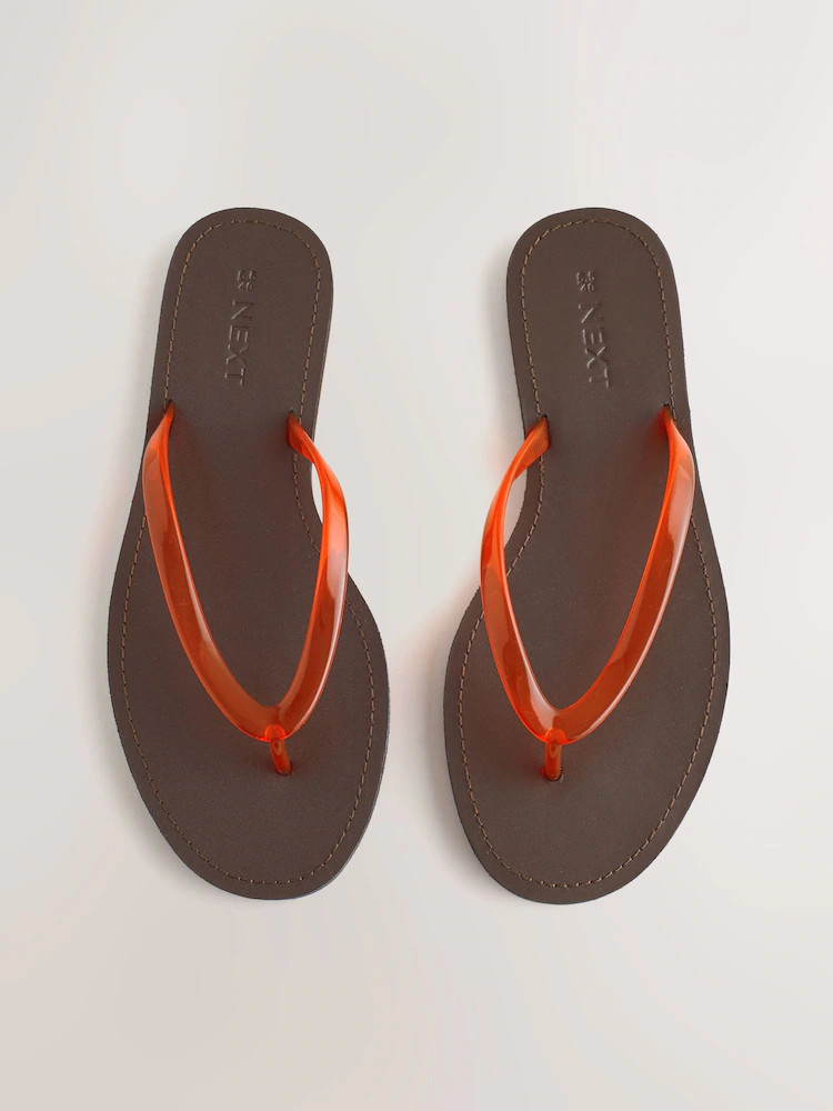 Red Jelly Toe Thong Sandals | Next US