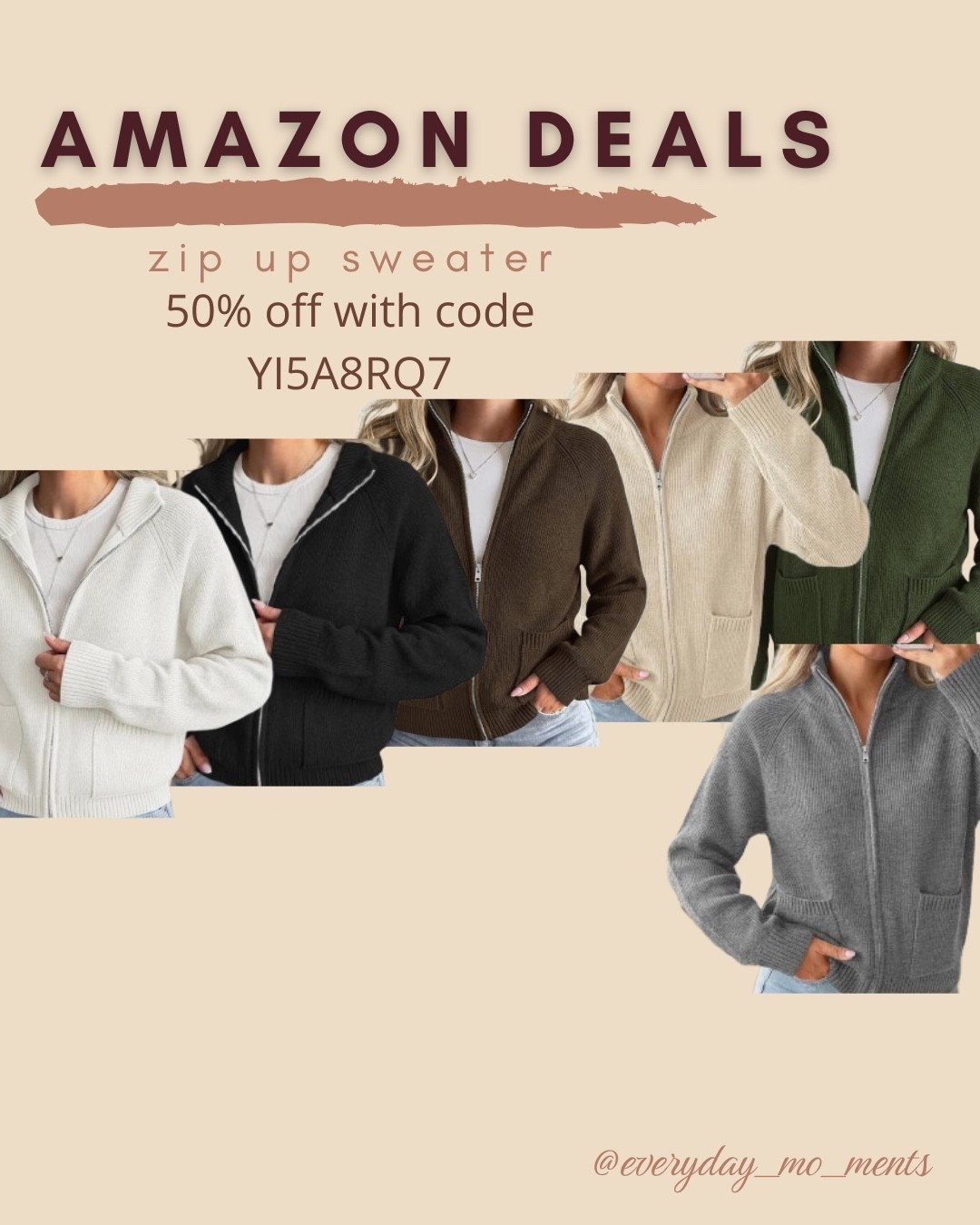 $20 ends 8/26

Amazon fashion
Amazon deals
Cardigan
Zip up sweater

#LTKSaleAlert