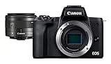 Canon EOS M50 Mark II + EF-M 15-45mm is STM Kit Black | Amazon (US)
