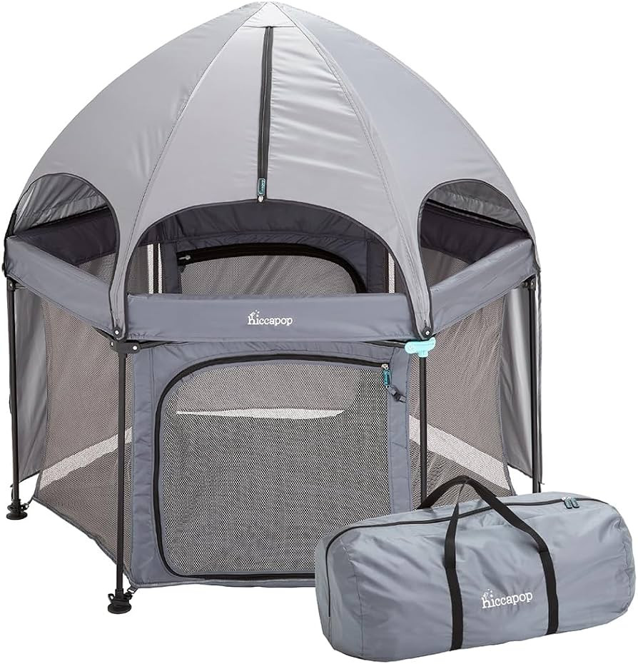 hiccapop Playpod Portable Play Yard - Indoor/Outdoor Travel Playpen for Babies | Amazon (US)