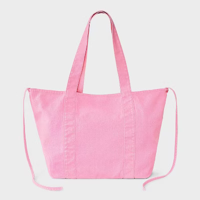 Washed Canvas Tote Handbag - JoyLab™ | Target