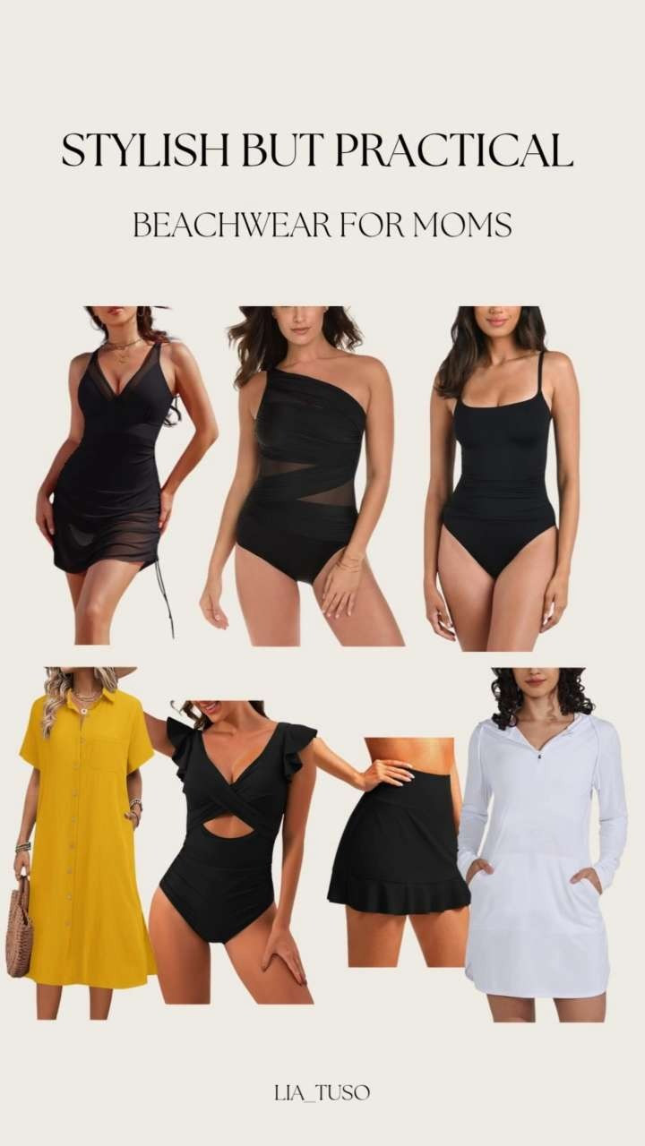 Because moms deserve to feel cute and comfy at the beach 🏖️ These picks are kid-chase approved, sand-friendly, and still stylish enough for that snack-run selfie 😎

#MomBeachStyle #Beachwear #BeachwearForMoms 

 #LTKSwim #LTKTravel