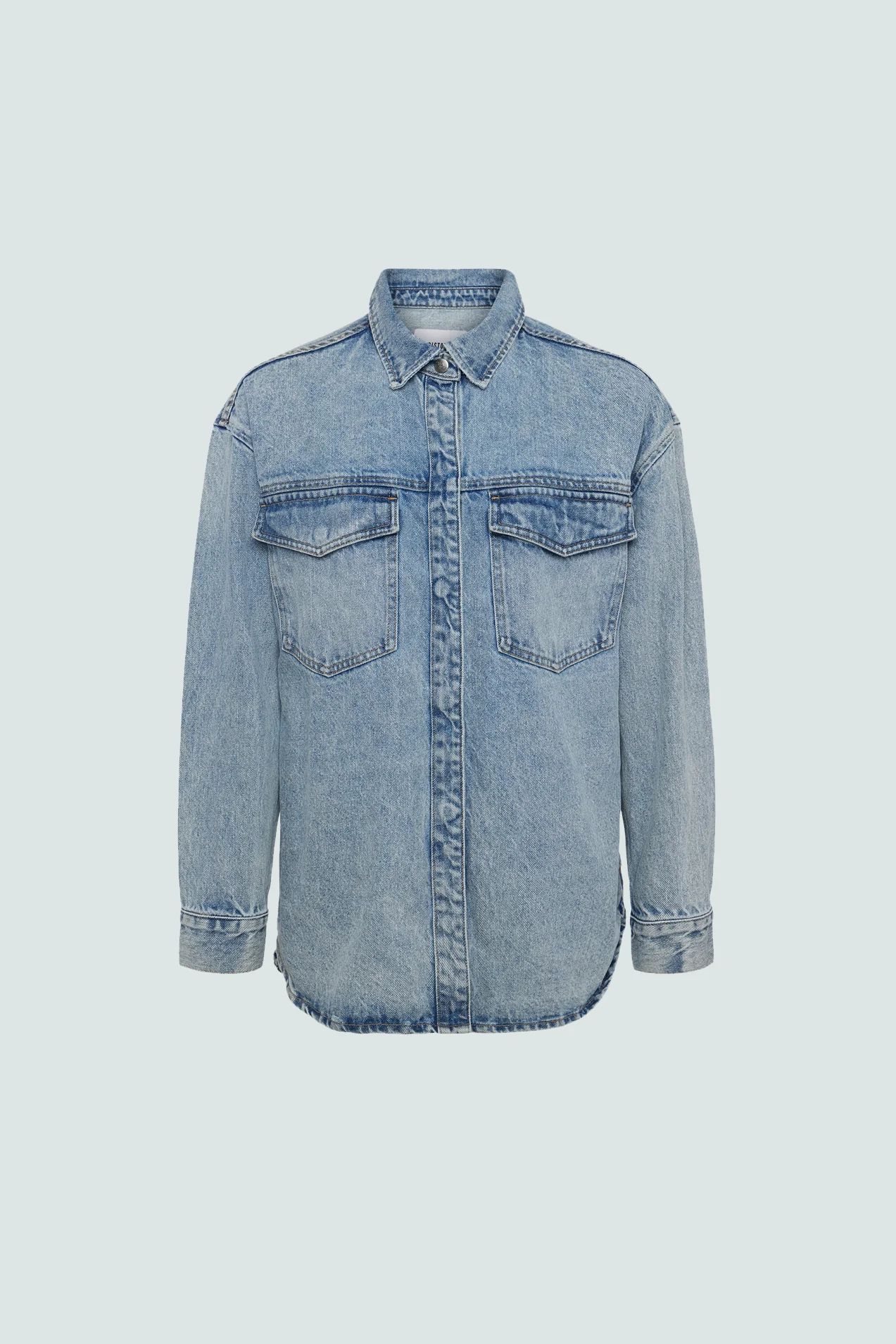 Mandy Oversized Shacket - Paloma | Pistola Denim