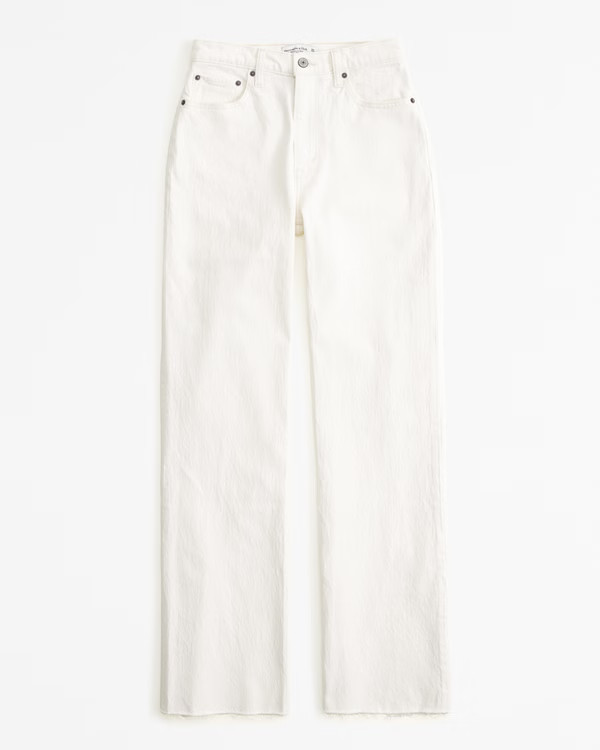 Curve Love High Rise 90s Relaxed Jean | Abercrombie & Fitch (US)