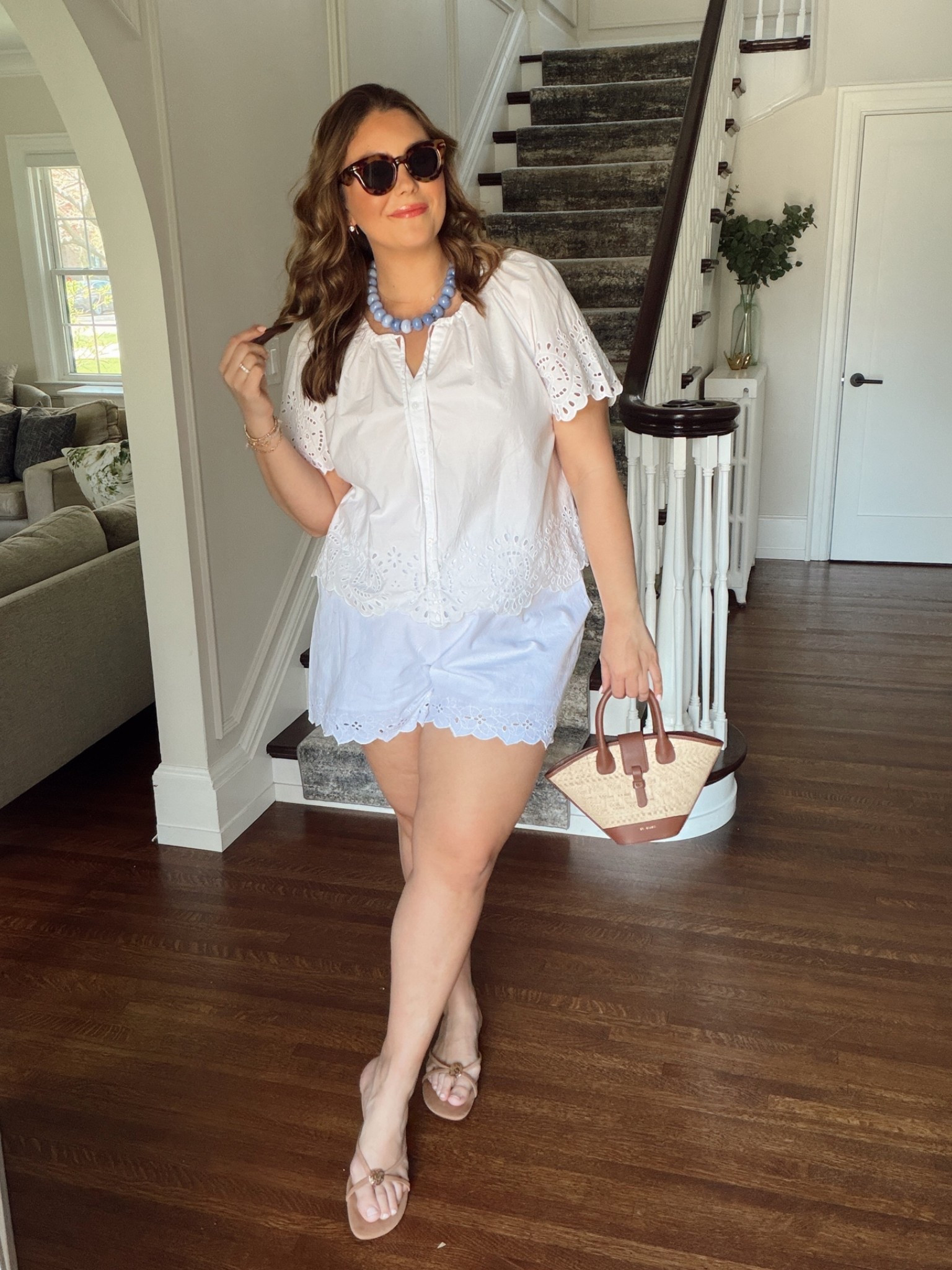 Wearing size XXL in top & shorts @Target // summer outfit // shorts // vacation outfit

#LTKSeasonal #LTKMidsize #LTKootd