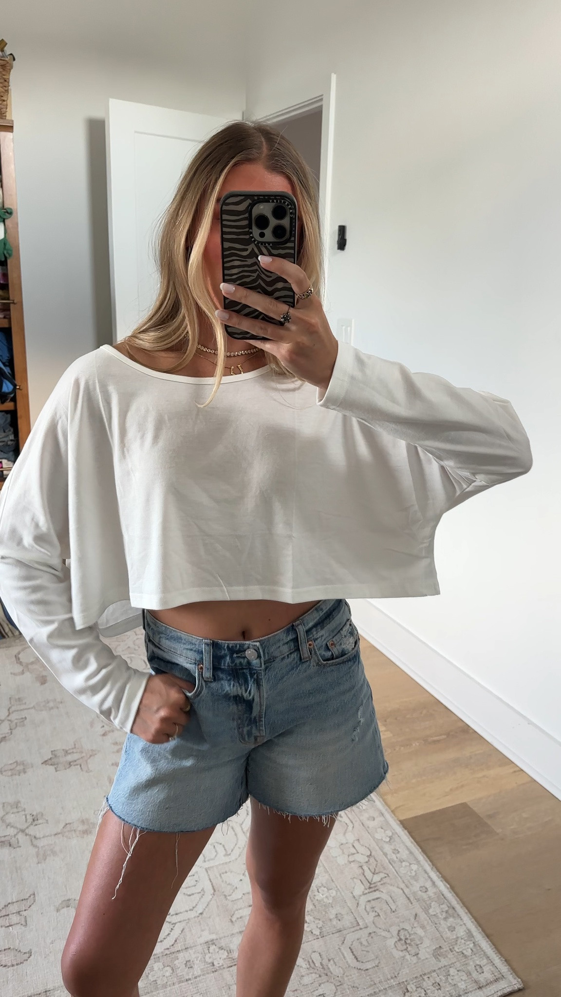 Amazon size small JINKESI Womens Off Shoulder Long Sleeve Crop Tops Sexy Boat Neck Loose Casual T Shirt

#LTKootd #LTKActive #LTKfitnessgoals