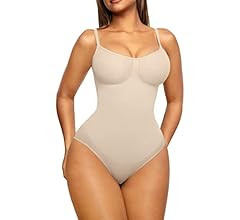FeelinGirl Shapewear Bodysuit Sculpting Body Shaper for Women Tummy Control Seamless Plus Size Bu... | Amazon (US)