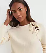 Double Bow Sweater | LOFT