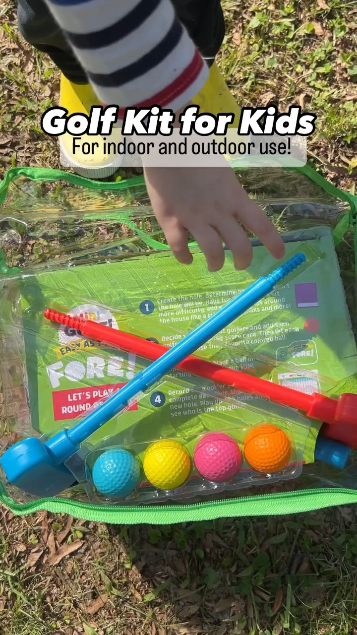 The cutest golf kit for indoor and outdoor use. 

#LTKkids #LTKfamily