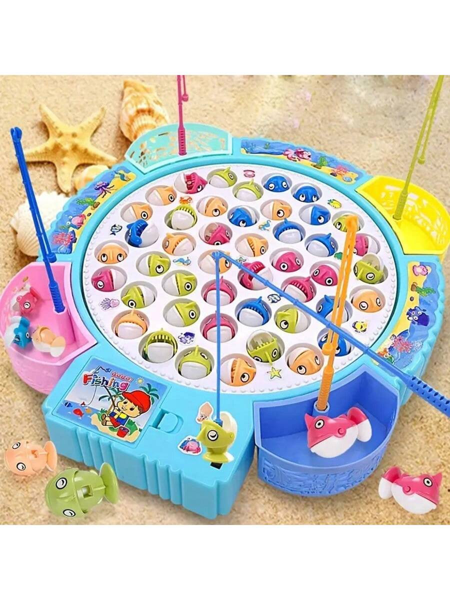Christmas Decoration Fishing Toys, Hook Electric Spin With Music, Size Models Optional, Toys And ... | SHEIN