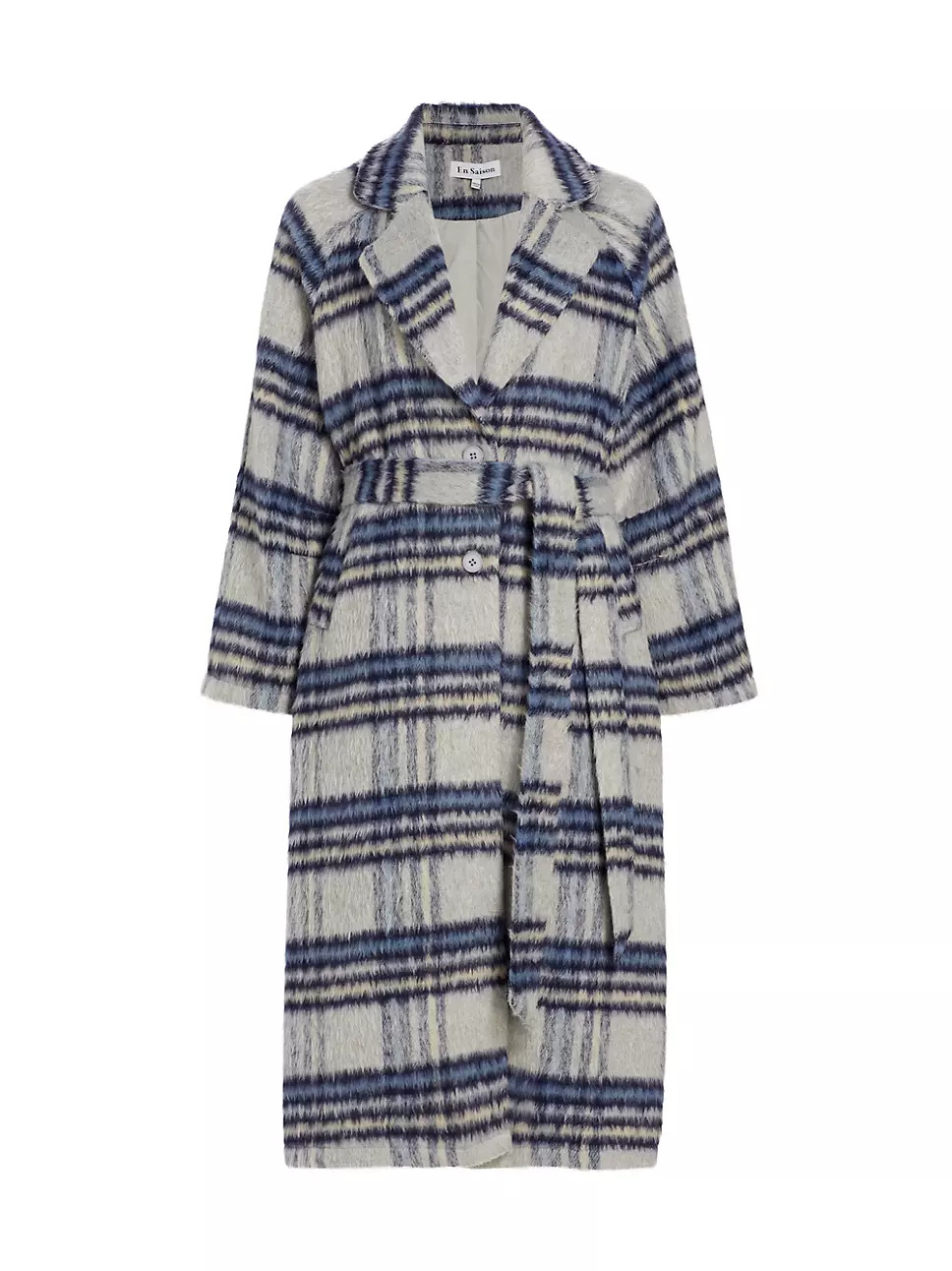 Demi Plaid Belted Coat | Saks Fifth Avenue