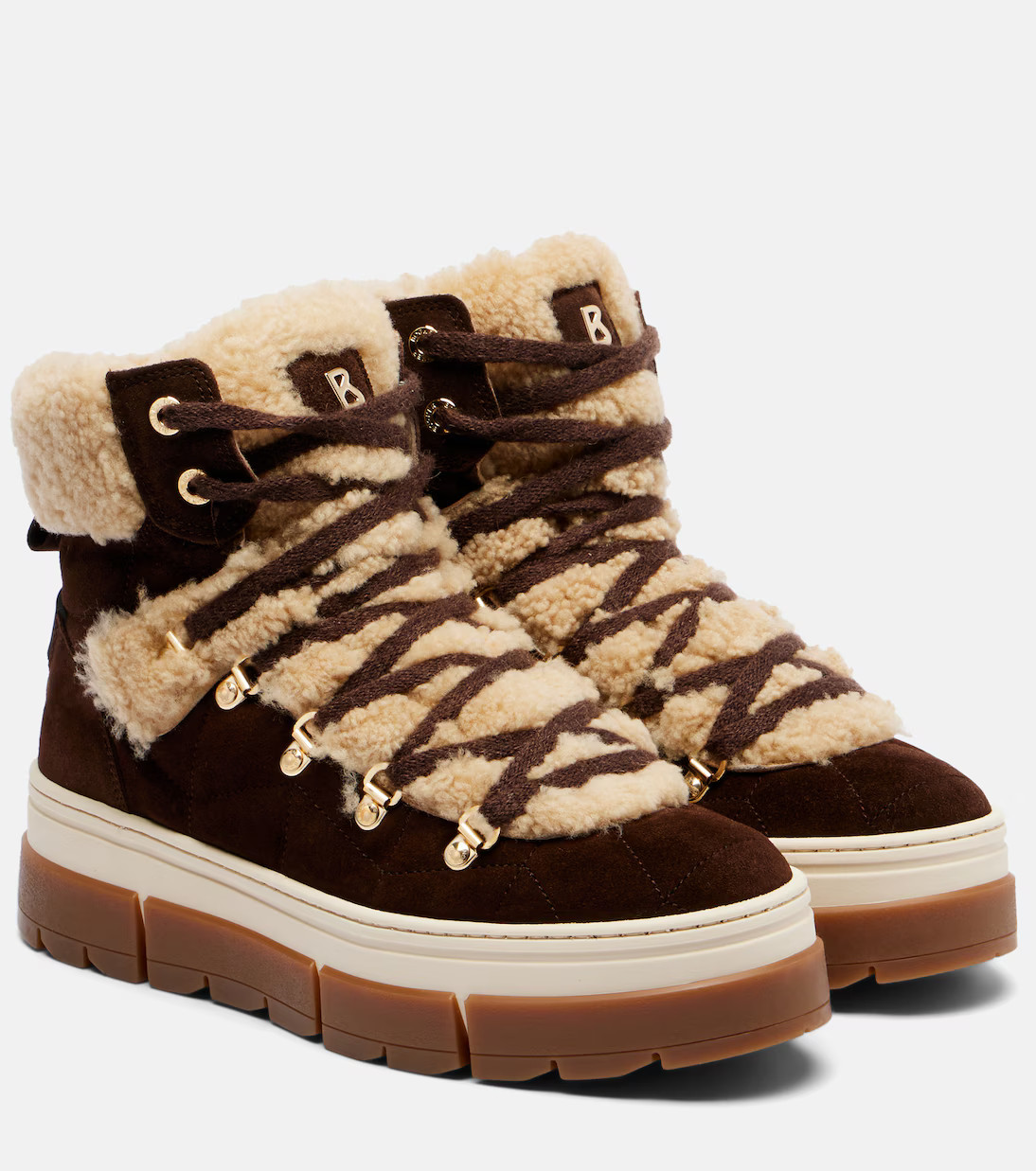 Vaduz suede and shearling ankle boots | Mytheresa (US/CA)