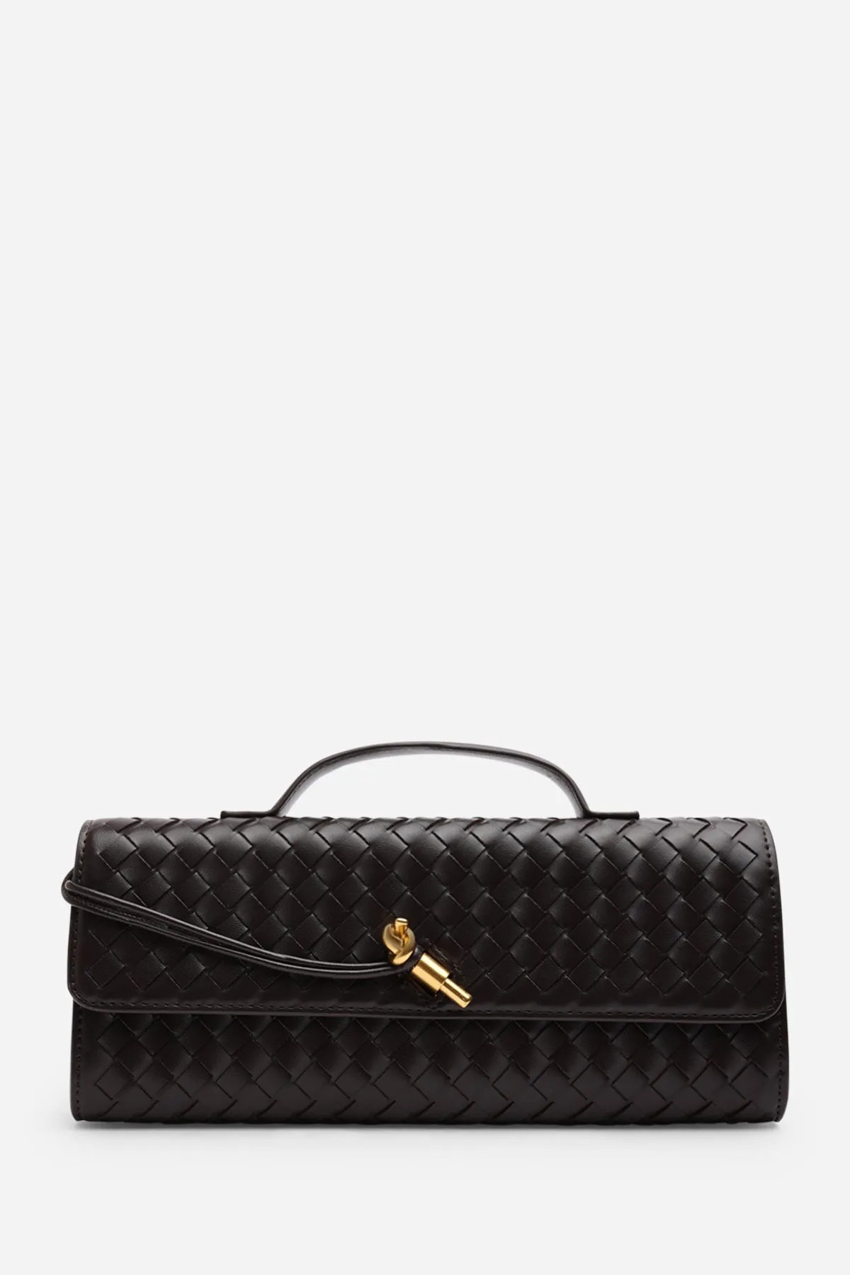 Brown Where's That From 'Petal' Envelope Style Woven Clutch Bag | Debenhams | Debenhams UK