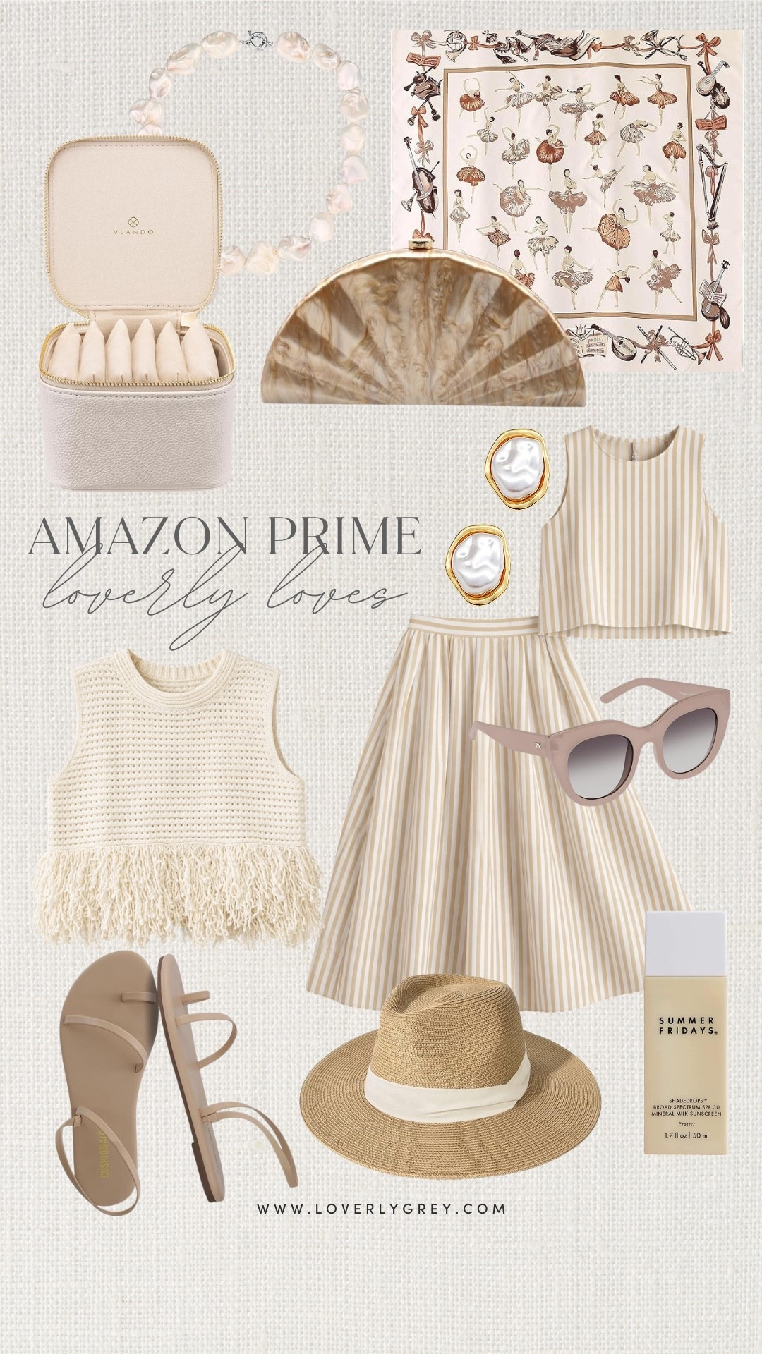 Amazon finds I’m currently loving! The two piece striped set is a must-have for spring and summer! I also love the patterned satin scarf, Summer Fridays beauty product, and travel jewelry case!

#LTKTravel #LTKBeauty #LTKSeasonal