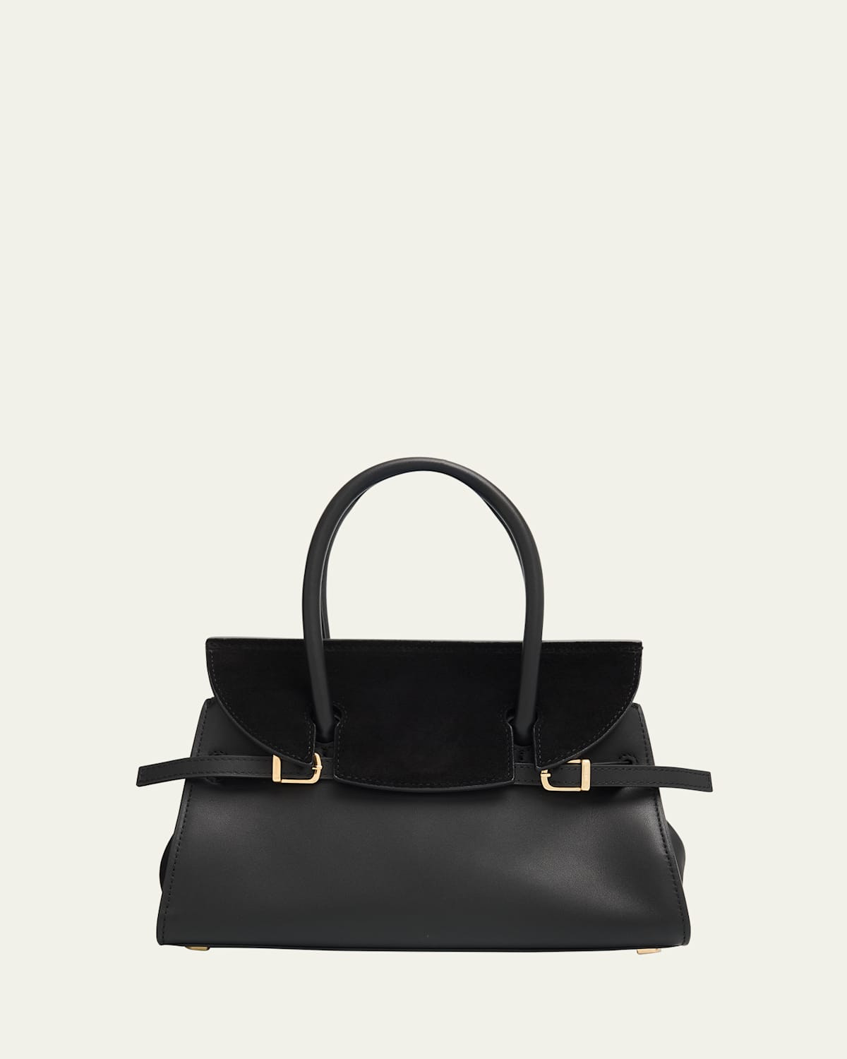 River Small Suede Flap Top-Handle Bag | Bergdorf Goodman