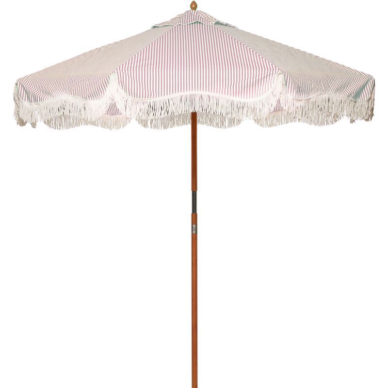 Lauren's Market Patio Umbrella, Pink Stripe | One Kings Lane