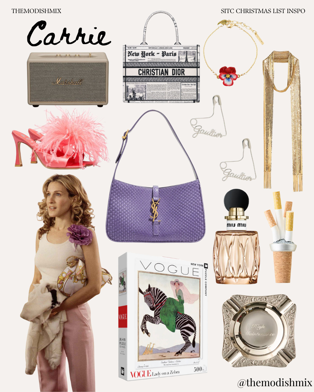 Carrie Bradshaw Xmas list inspo 

 #LTKGiftGuide #LTKHoliday