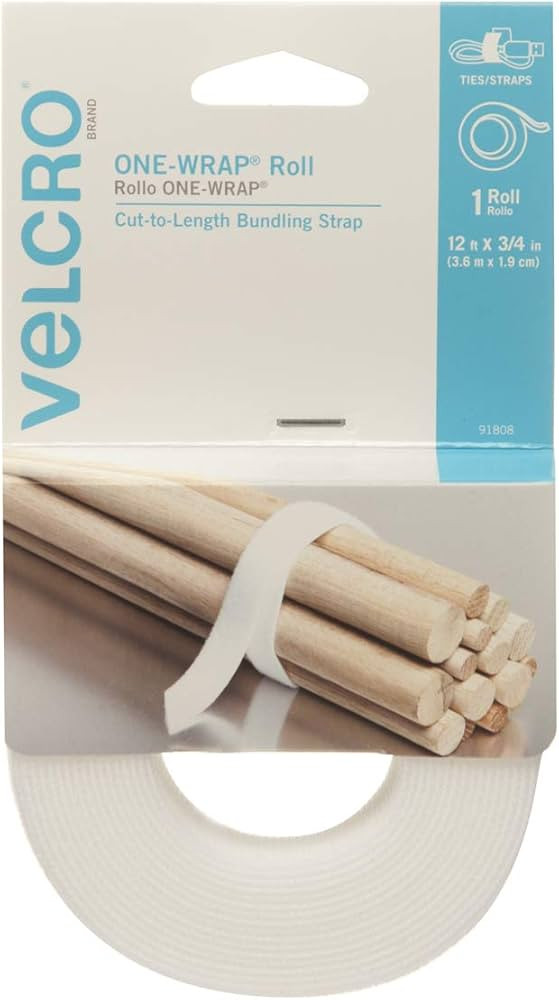 VELCRO Brand ONE-WRAP Bundling Ties – Reusable Fasteners for Keeping Cords and Cables Tidy – ... | Amazon (US)
