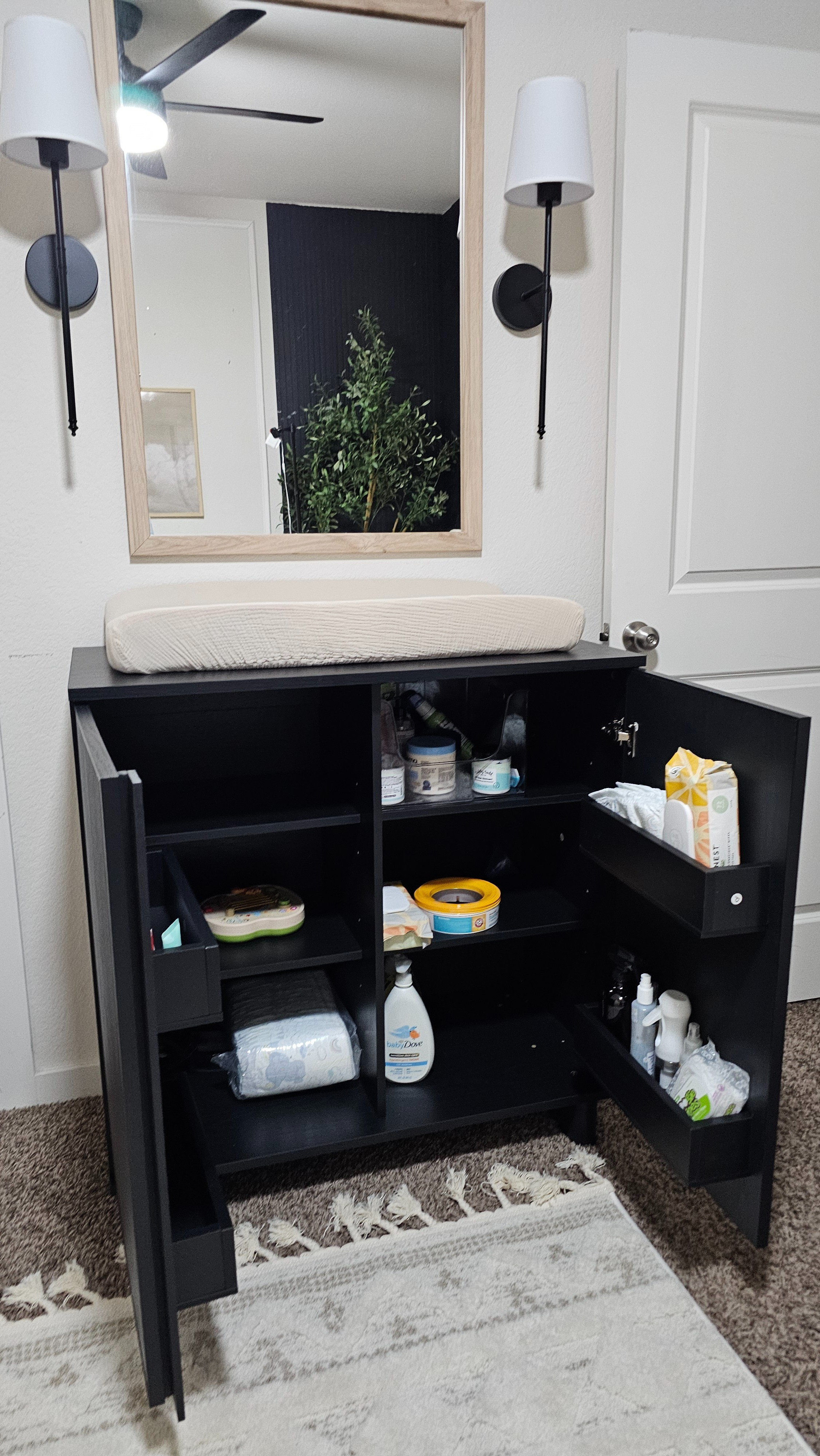 Baby/Toddler changing station in Dru’s bedroom 

#home #baby #toddler #bedroom #nursery #furniture #lighting #mirror

#LTKHome #LTKBaby #LTKKids