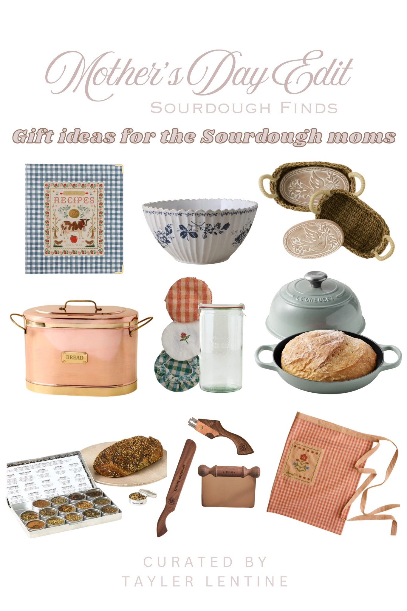 Looking for the perfect Mother’s Day gift for a sourdough loving mom 🍞 

These thoughtful and practical sourdough finds are perfect for anyone who loves baking bread at home. From beautiful bread boxes and Dutch ovens to sourdough starter jars, baking tools and kitchen essentials, these gifts are both functional and aesthetic.

Whether you’re shopping for a beginner or an experienced baker, these sourdough gift ideas are perfect for everyday baking and slow, cozy kitchen moments. If you’re searching for unique Mother’s Day gifts, baking gifts for moms  or sourdough essentials, this curated list has you covered. 

Save this for the best sourdough gift ideas!

mothers day gift ideas, gifts for moms, sourdough gifts, sourdough starter kit, baking gifts, bread baking tools, sourdough essentials, kitchen gifts for moms


#LTKHome #LTKfoodie #LTKMothersDay