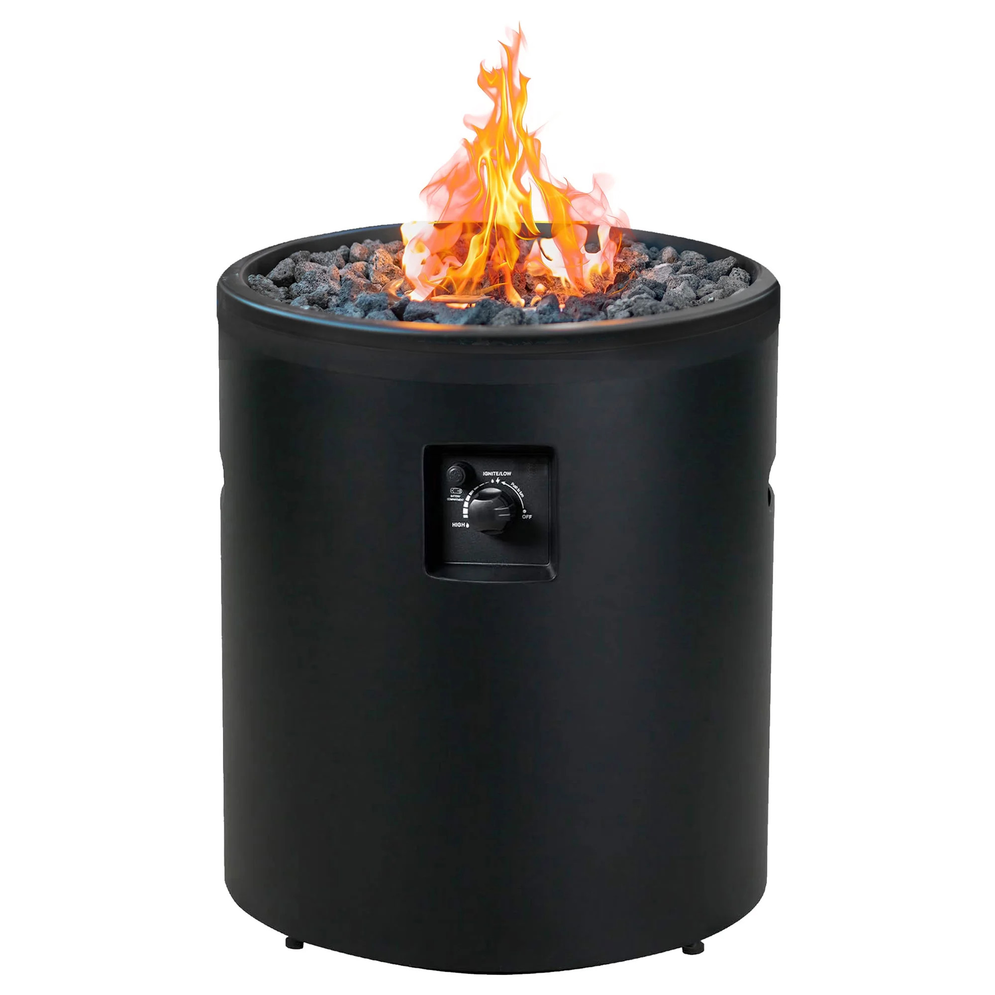 Four Seasons Courtyard 50,000 BTU Outdoor Column Portable Gas Fire Pit - Walmart.com | Walmart (US)