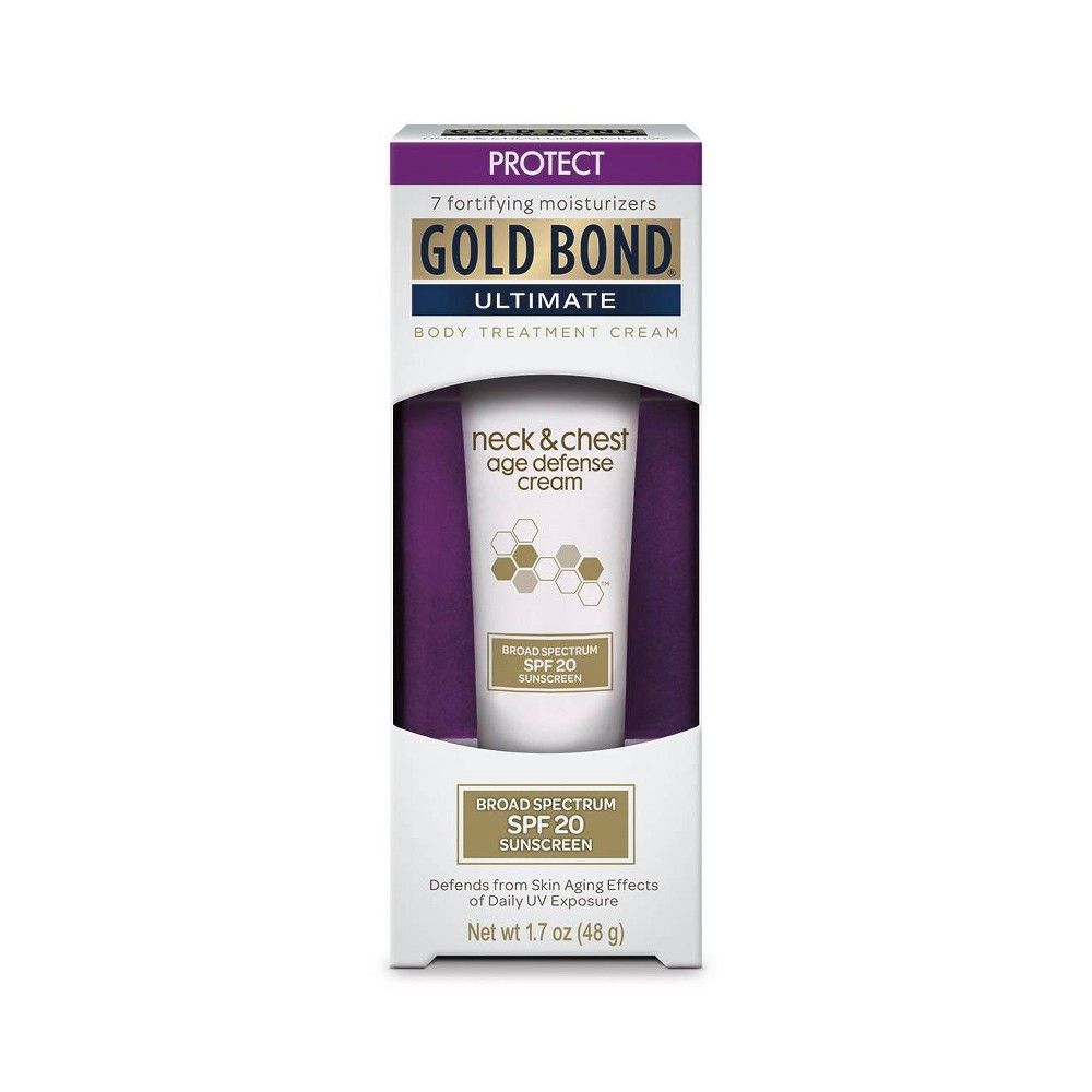 Gold Bond Neck & Chest Age Defense Sunscreen - SPF 20 - 1.7oz | Target