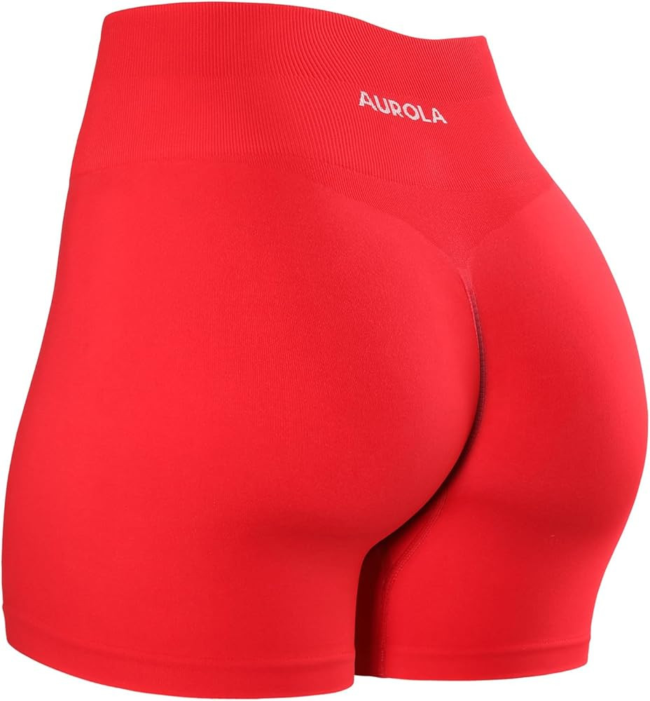 AUROLA Dream Collection Women Workout Shorts High Waist Gym Shorts, Scrunch Butt Seamless Athleti... | Amazon (US)