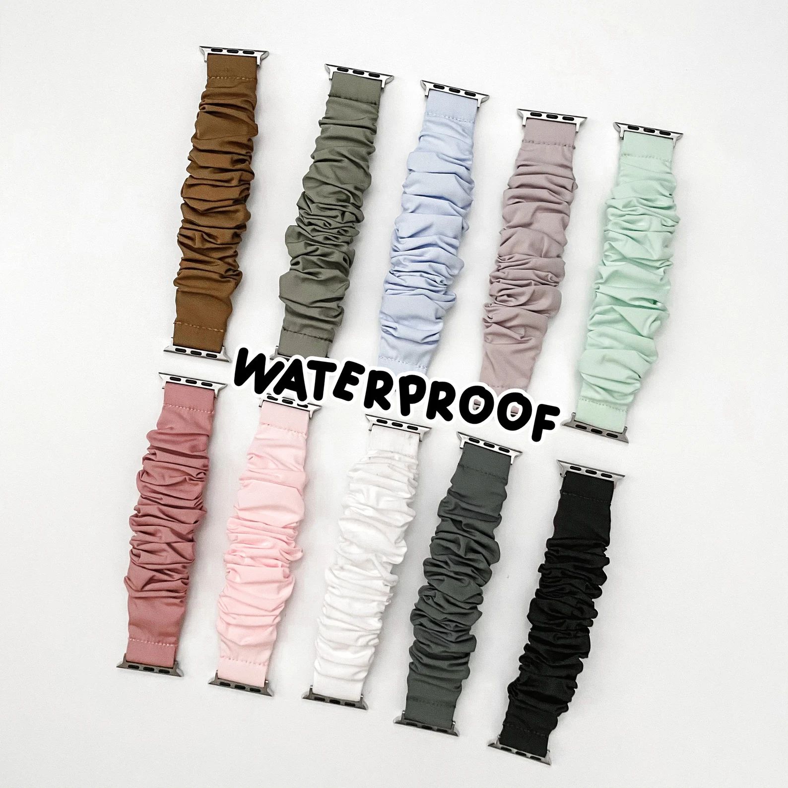 WATERPROOF Apple Watch Scrunchie Band | Etsy | Etsy (US)