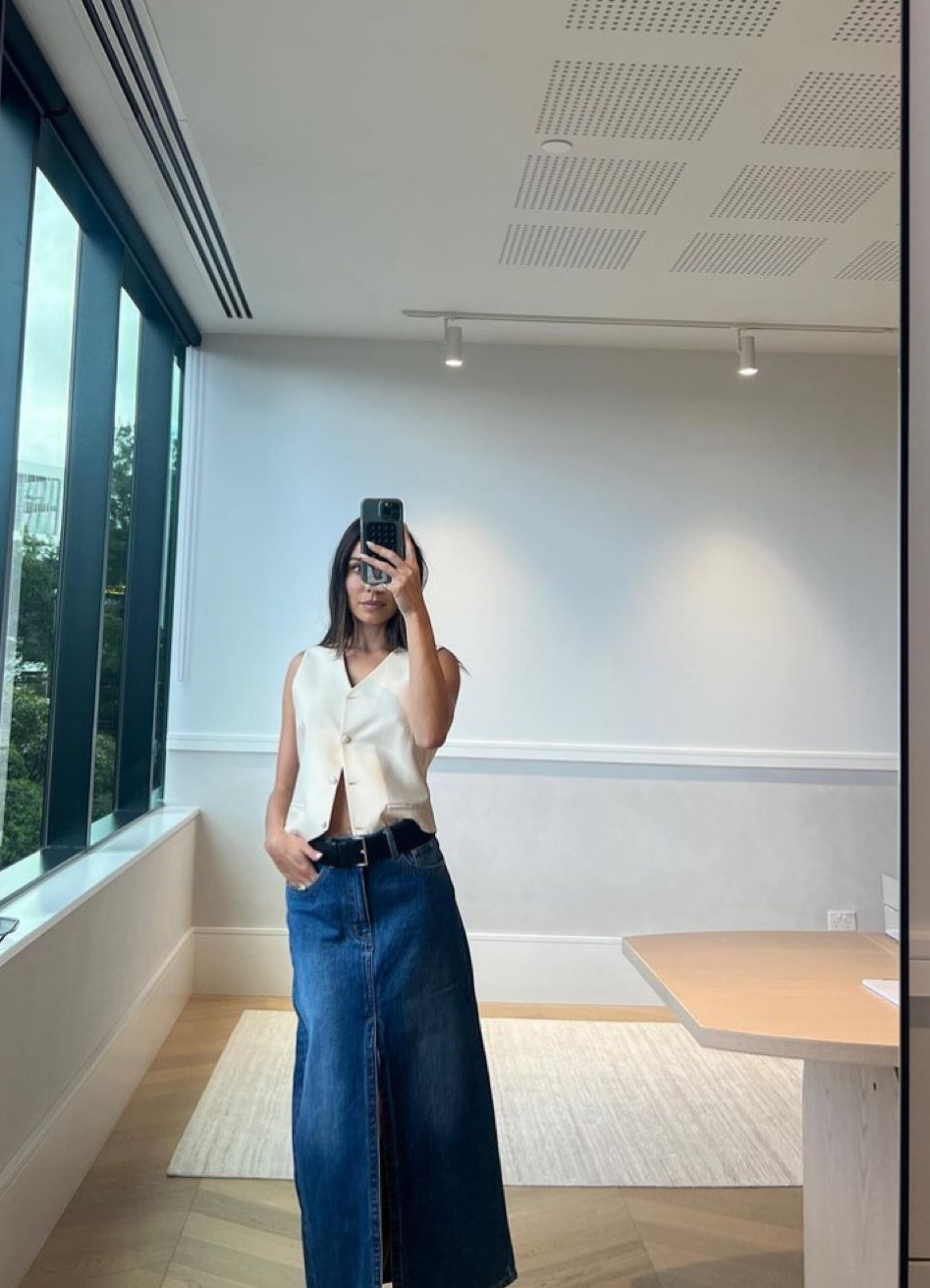 Love this midi denim skirt! Linked below

#LTKaustralia #LTKSeasonal #LTKstyletip