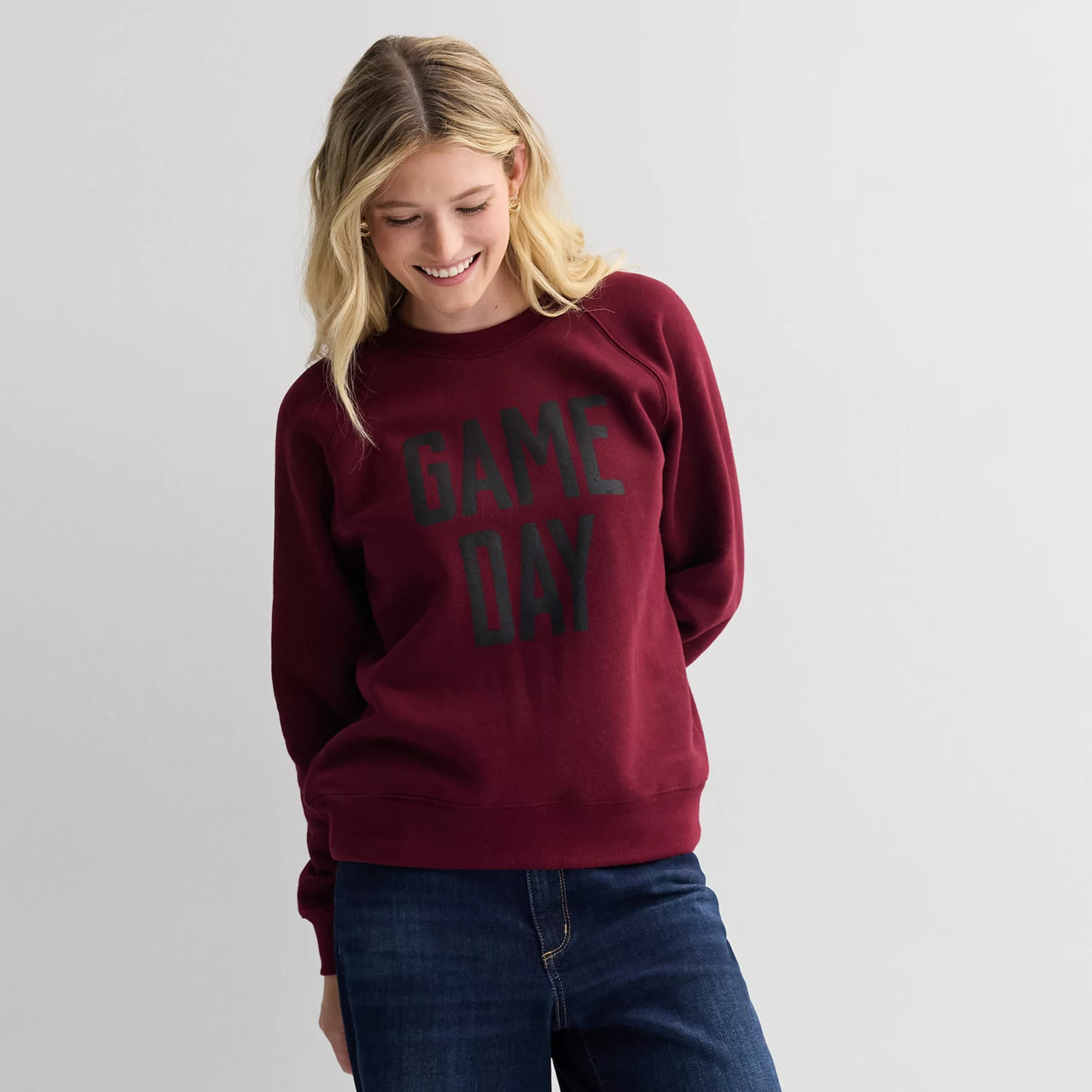 Women's Sonoma Goods For Life® Fleece Crewneck Sweatshirt | Kohl's
