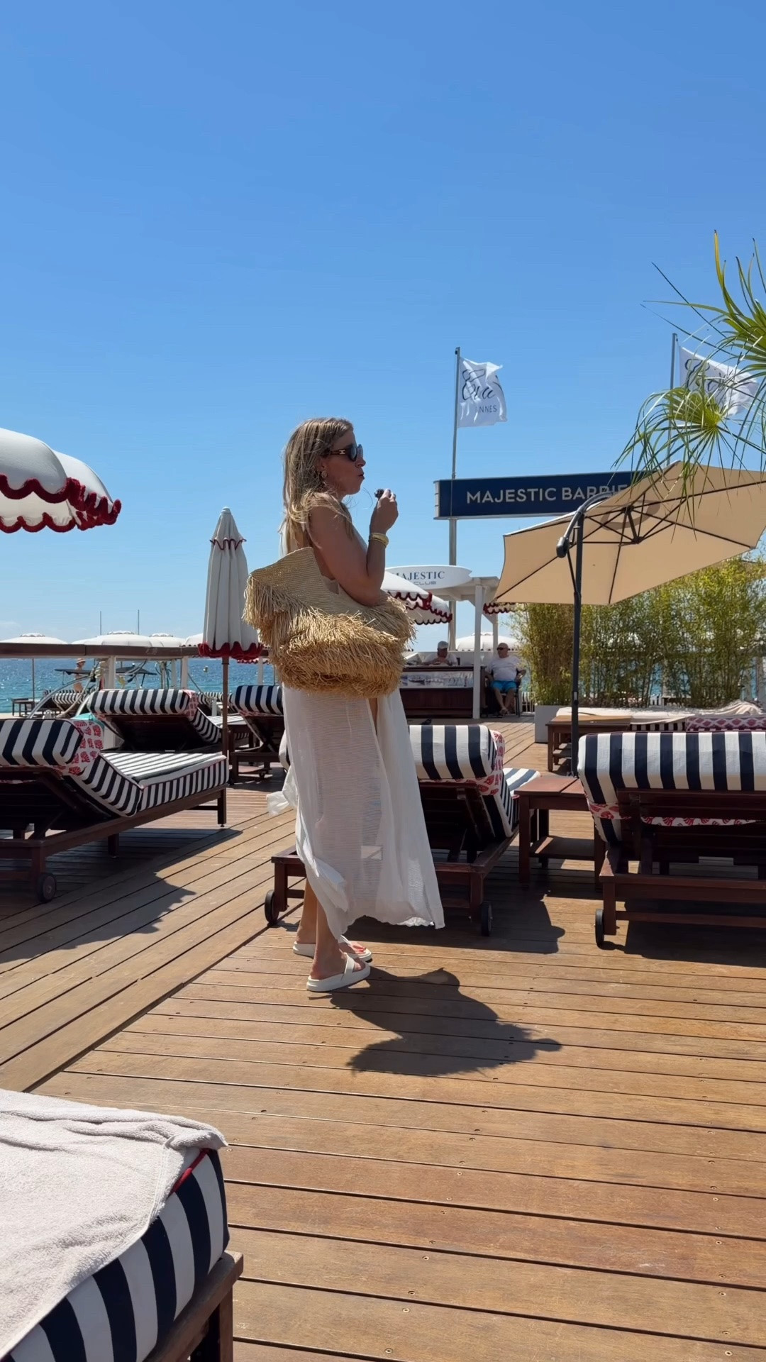 Chic beach outfit. 

The blue version new in. I’m
Wearing a size medium. 

Beach kaftan, holiday style beach beach up.

#LTKuk #LTKsummer #LTKstyletip