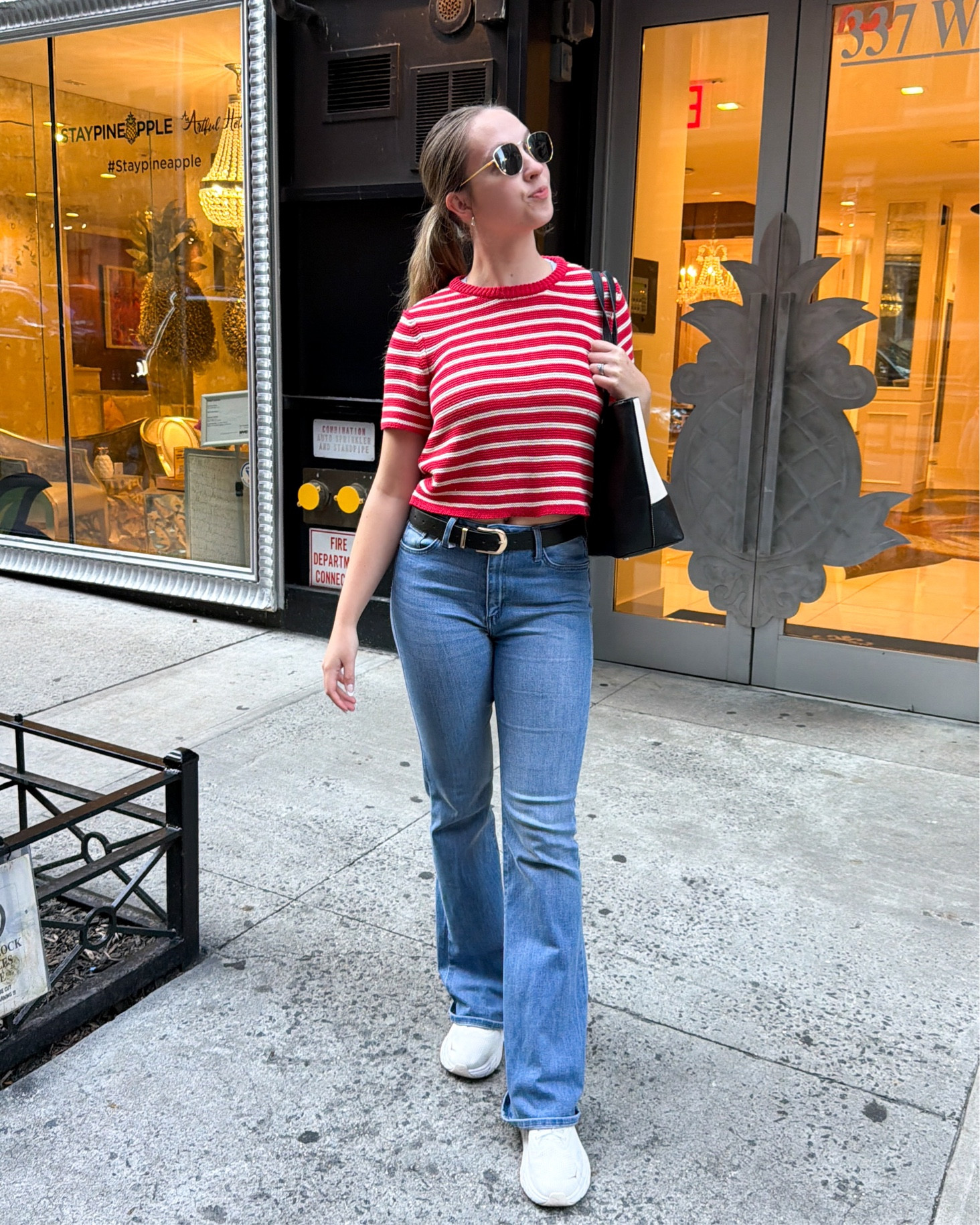NYC fall fit, perfect for the hot days and cooler nights

#LTKfindsunder100 #LTKSeasonal #LTKsalealert