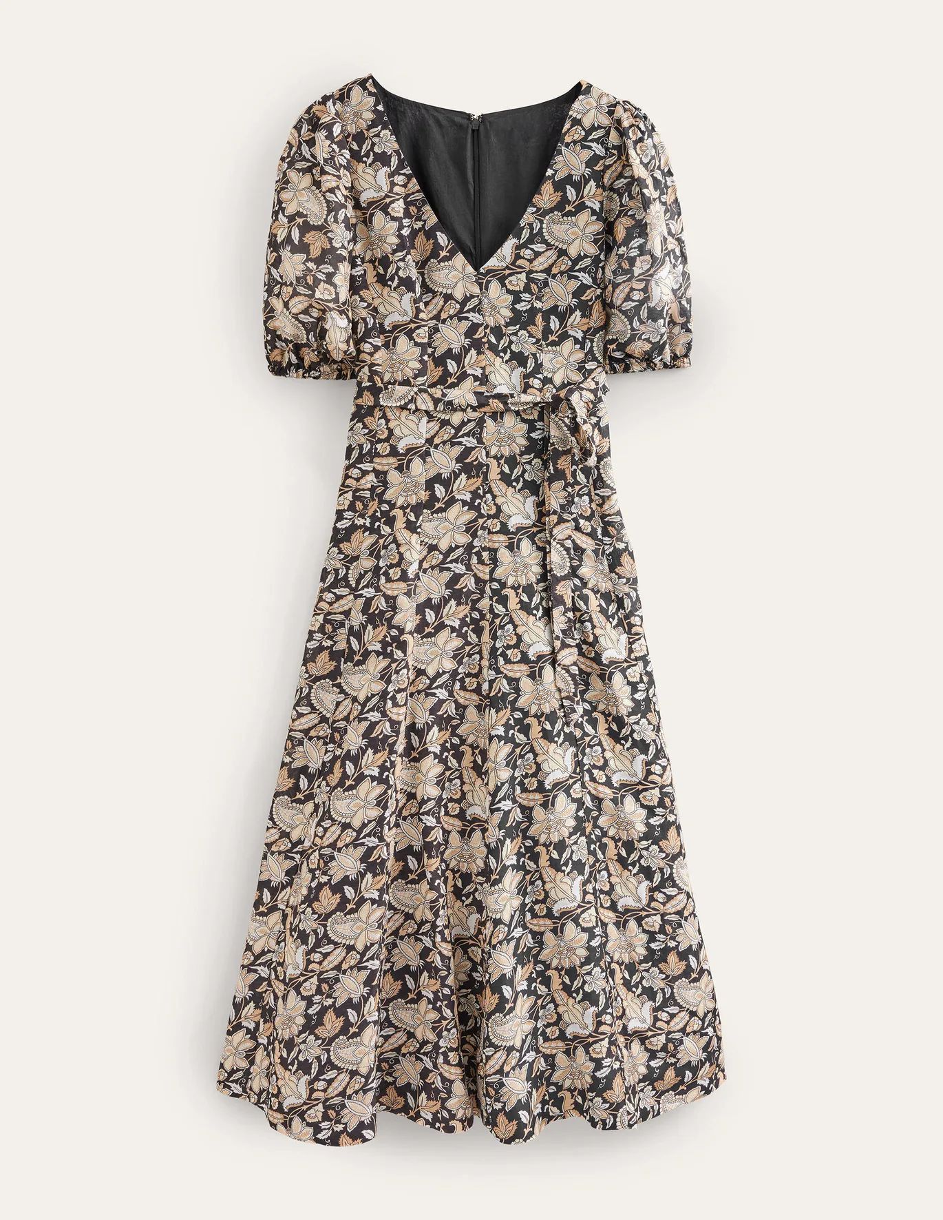 Full Skirt Panelled Midi Dress | Boden (US)