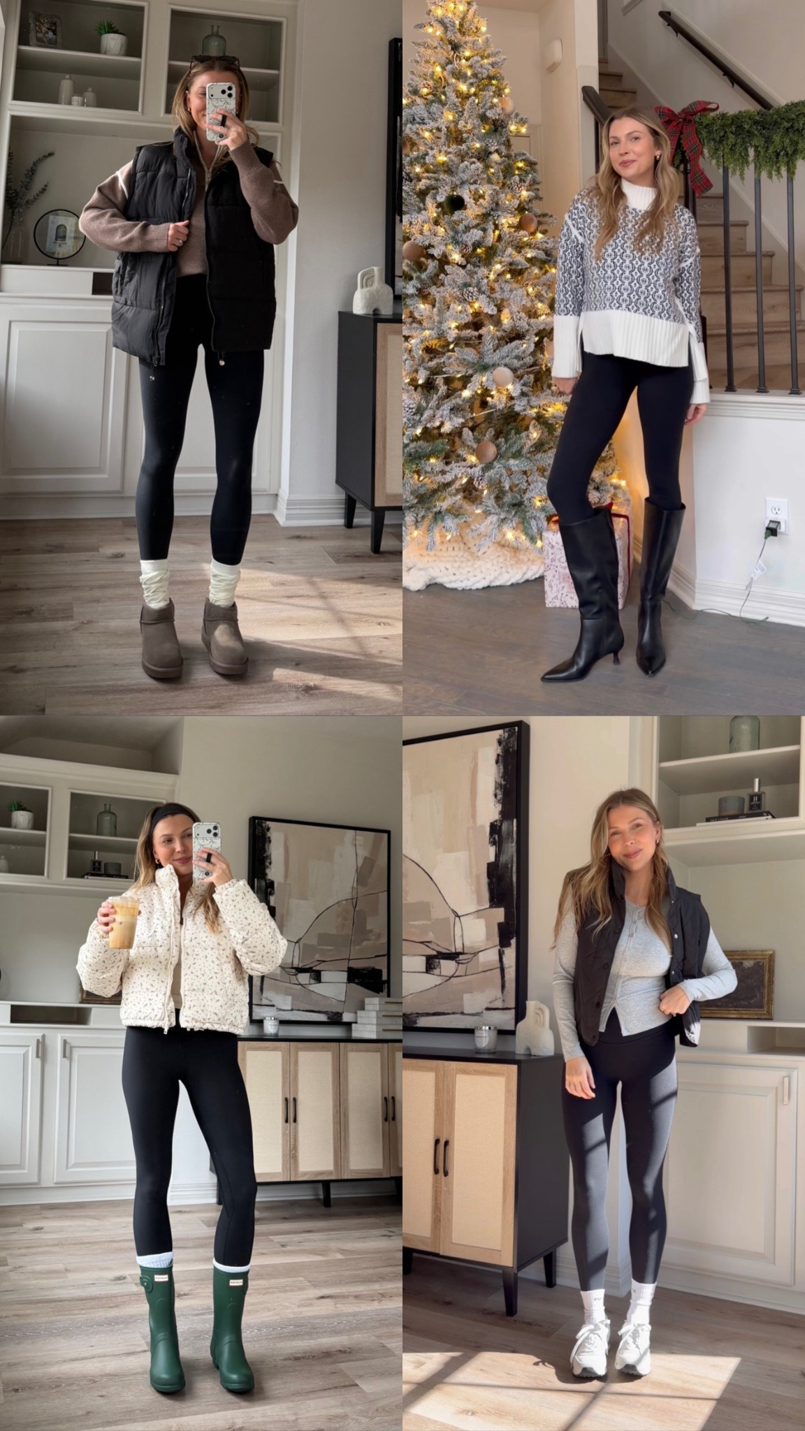 So many ways to wear leggings this time of year!! Obsessed with these hidden scrunch ones! Size S. 

#LTKmomlife #LTKfitnessgoals #LTKootd