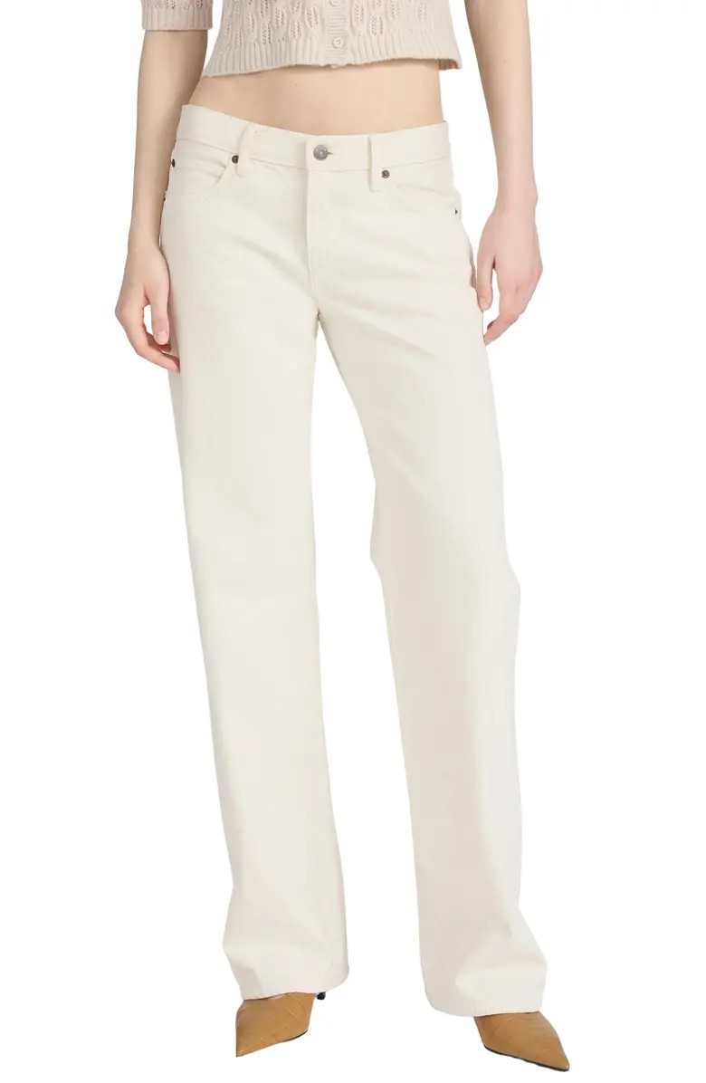 The Saturday Low Rise Relaxed Straight Leg Jeans | Nordstrom
