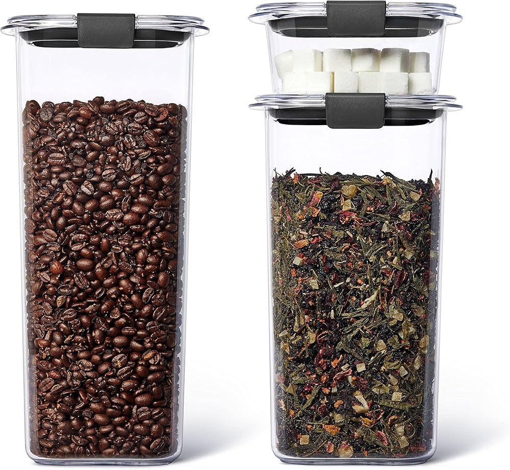 Rubbermaid Brilliance BPA Free Food Storage Containers with Lids, Airtight, Stain Resistant, Dish... | Amazon (US)