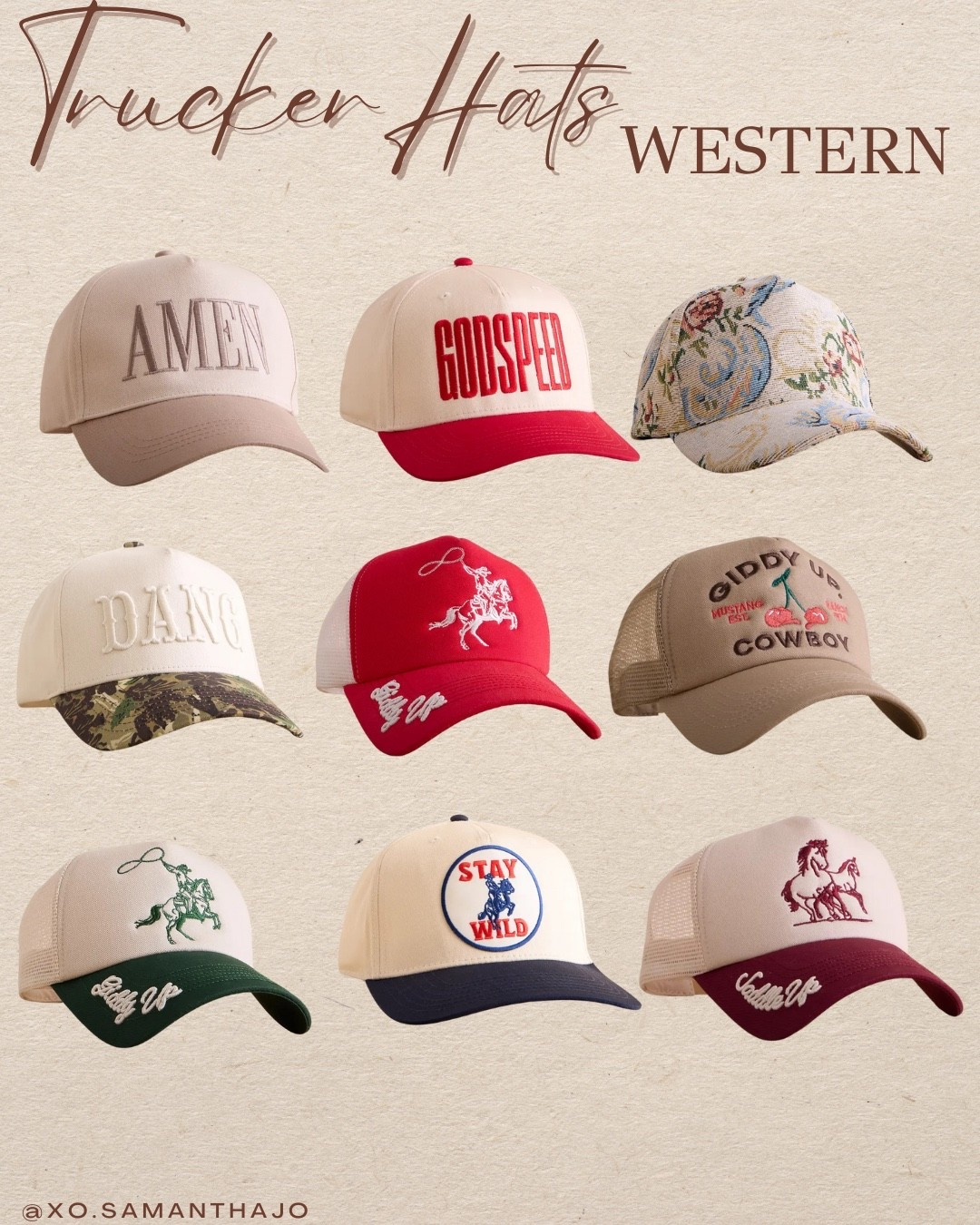 western trucker hats trendy trucker caps embroidered cowboy hats rodeo style hats country fashion accessories giddy up hat stay wild cap godspeed trucker dang camo hat amen hat vintage western cap neutral baseball hats casual fall accessories amazon trucker hats affordable cowgirl hat country concert outfit ideas  caps ball caps 

#LTKStyleTip #LTKFindsUnder50 #LTKFindsUnder100