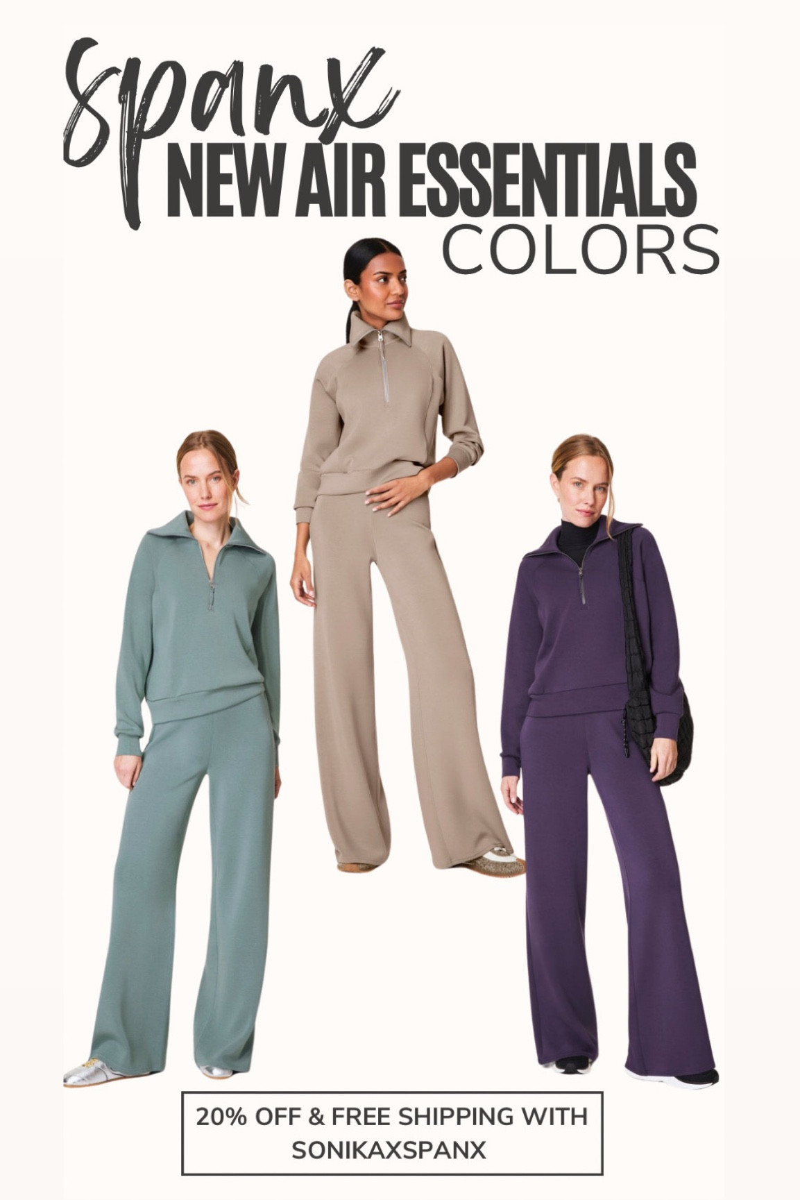 Spanx new air essentials colors
Discount code sonikaxspanx 

#LTKActive #LTKFindsUnder100 #LTKSaleAlert