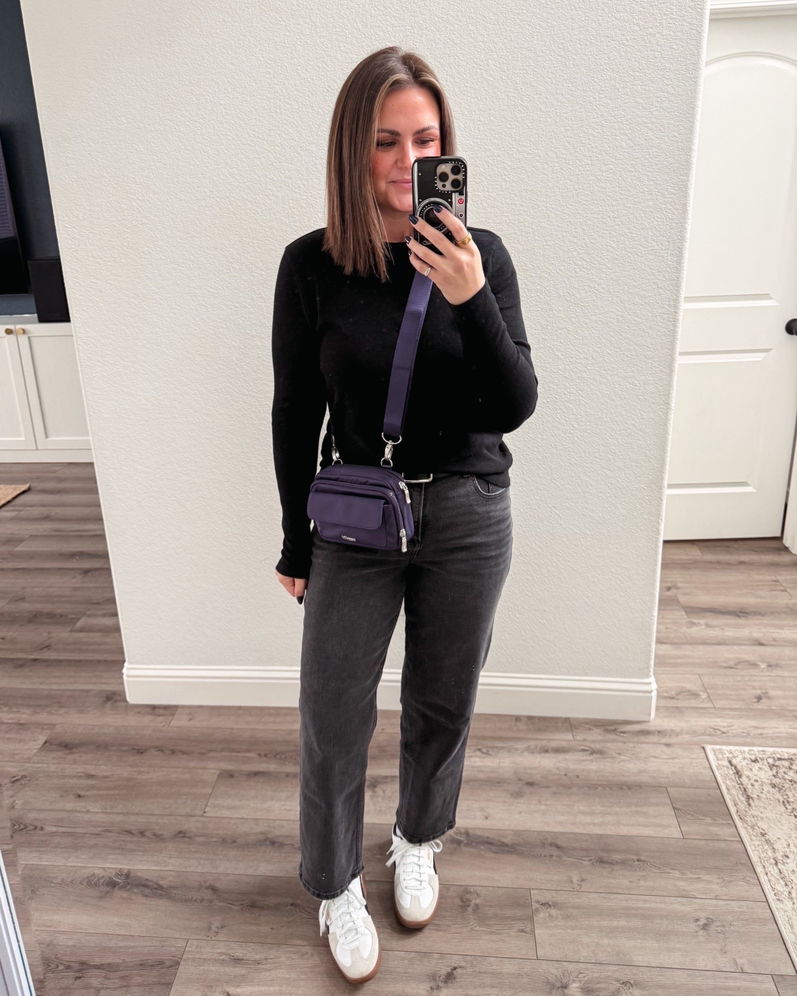 Errands outfit 🖤💜

Top & bottom are both on Black Friday sale now!

Shirt, large (very oversized, could do med)
Jeans, large (code CourtneyHxSpanx)
Sneakers, 10 (true size)

Size 12, midsize, mom style, stretchy denim, casual outfit, fall fashion, fall outfit

#LTKCyberWeek #LTKSaleAlert #LTKootd