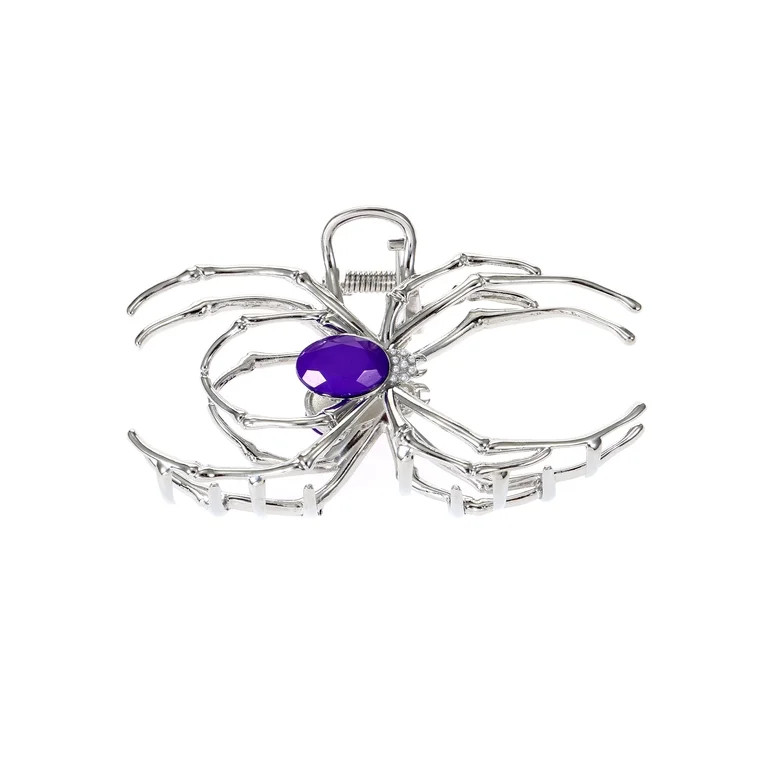 Way to Celebrate Halloween Women's Metal Spider Claw Clip, Multicolor, 1 Piece | Walmart (US)