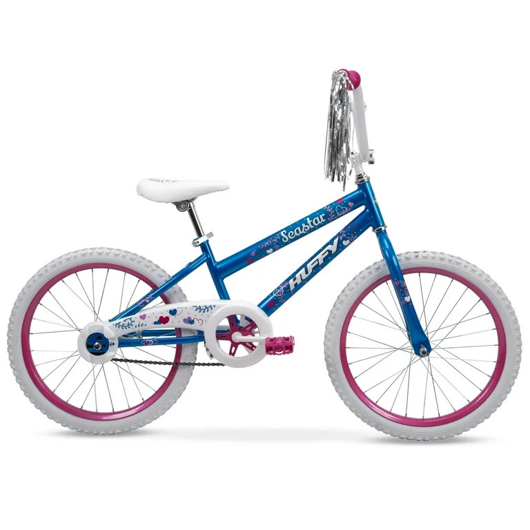 Huffy Bicicleta Infantil 20" Sea Star, para Ciclistas 44" - 56", Azul/rosa, Niño, Niña | Walmart (US)