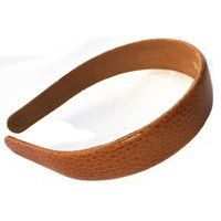 1 wide Leather headband Genuine calf skin pebbled leather headband one inch leather hairband 1 inch womens headband | Etsy (US)