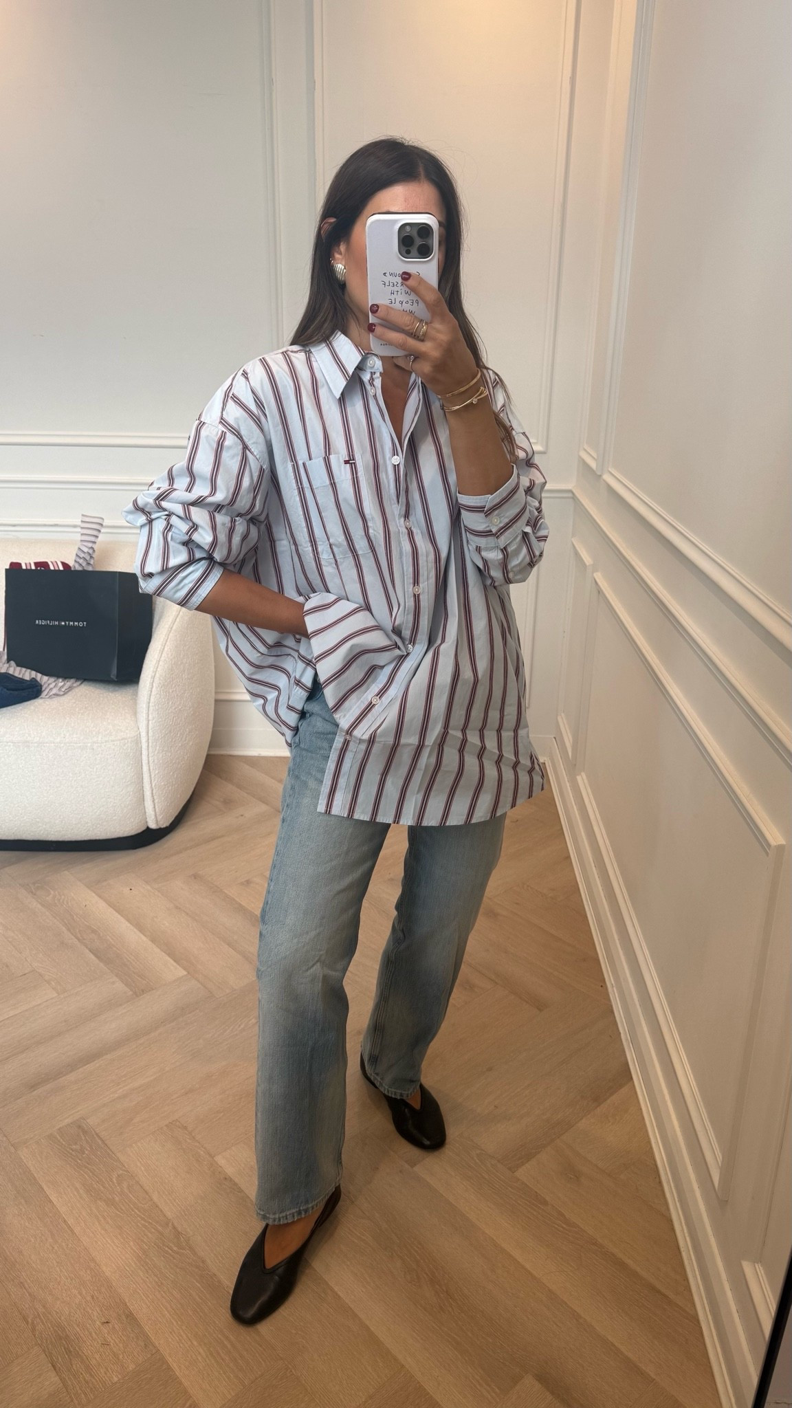 Ad never put an outfit on quicker @tommy 💙🤍❤️

#LTKuk #LTKautumn #LTKeurope