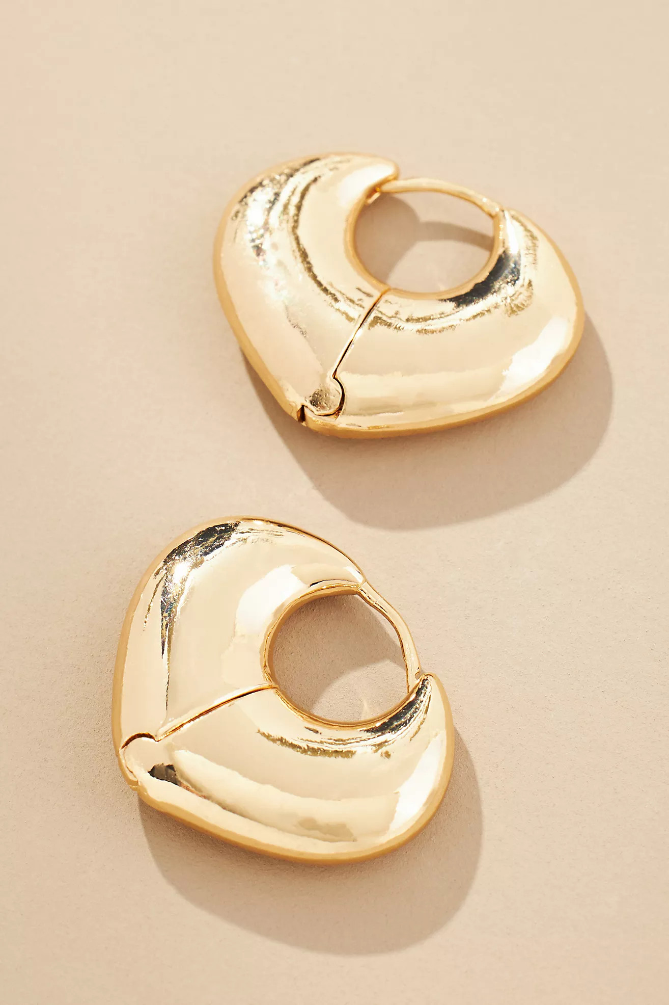Wide Huggie Hoop Earrings | Anthropologie (US)